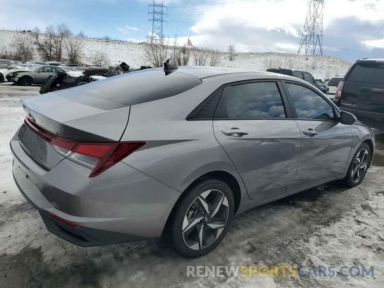 3 Photograph of a damaged car KMHLS4AG9PU462694 HYUNDAI ELANTRA 2023