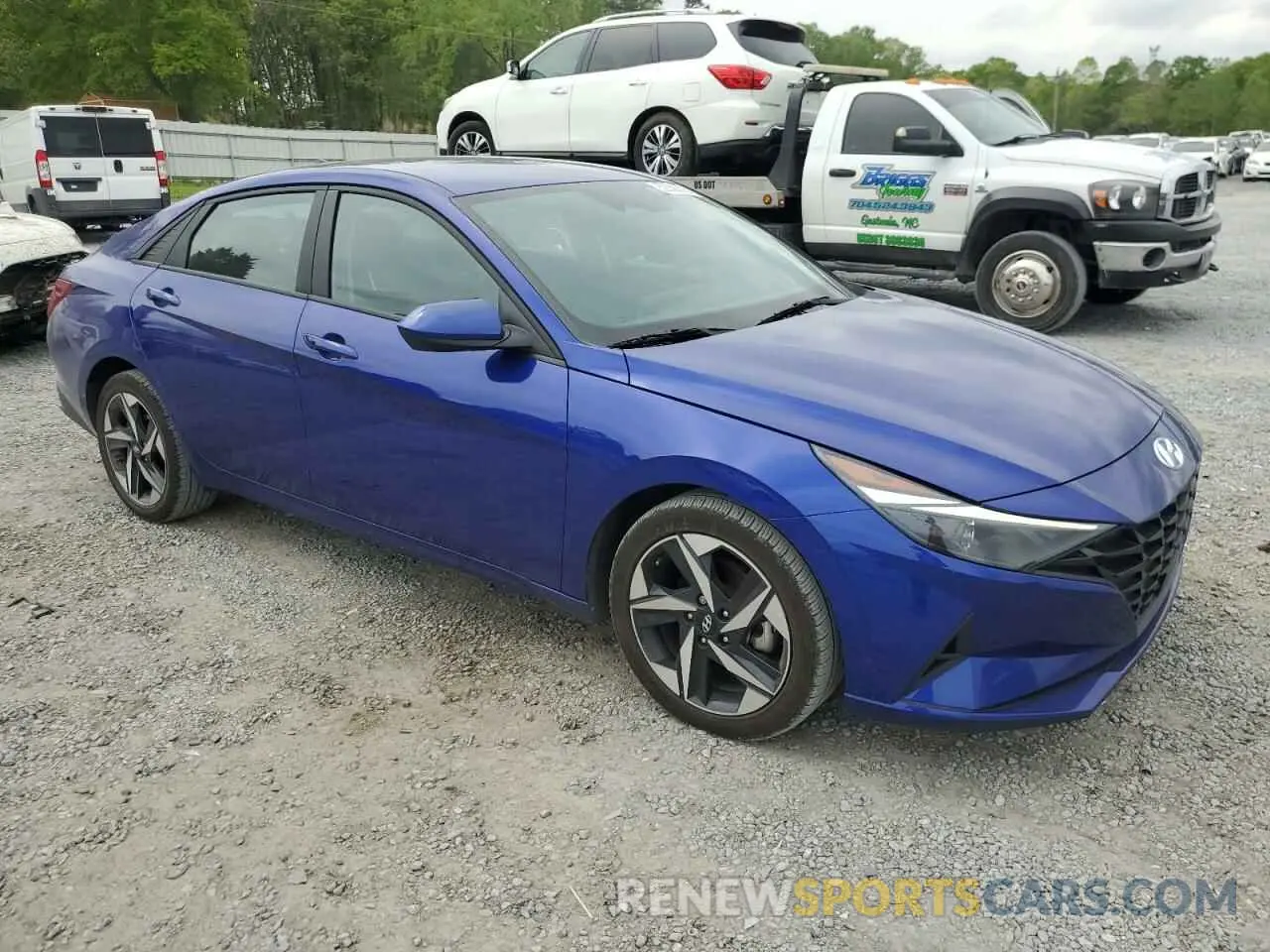4 Photograph of a damaged car KMHLS4AG9PU483836 HYUNDAI ELANTRA 2023