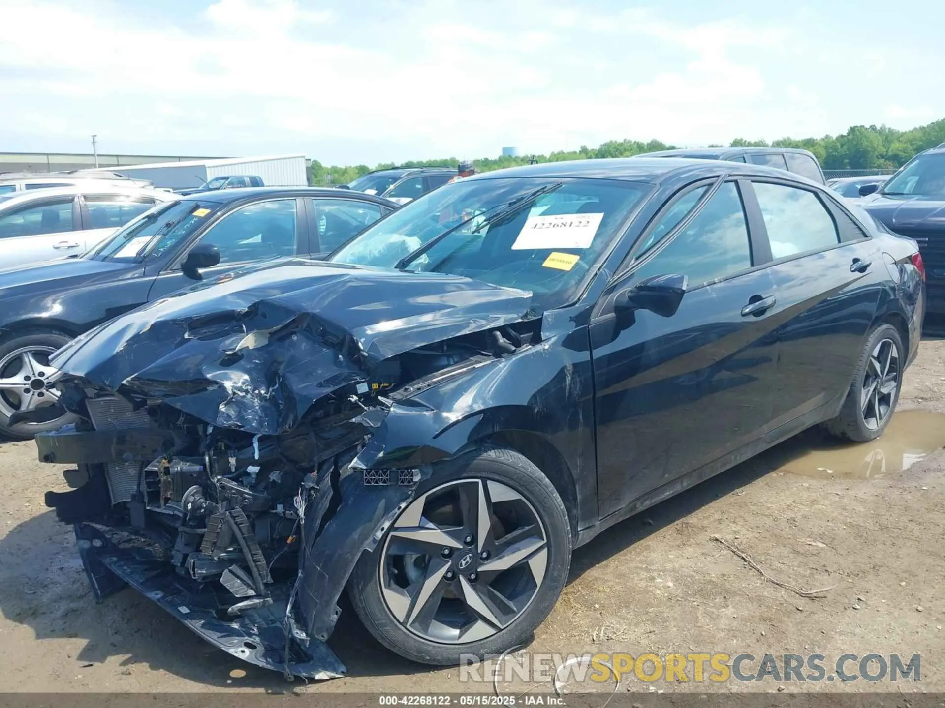 2 Photograph of a damaged car KMHLS4AG9PU517032 HYUNDAI ELANTRA 2023