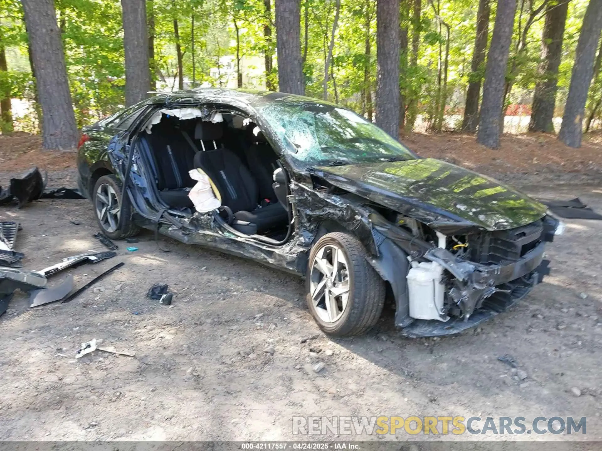 1 Photograph of a damaged car KMHLS4AG9PU536146 HYUNDAI ELANTRA 2023