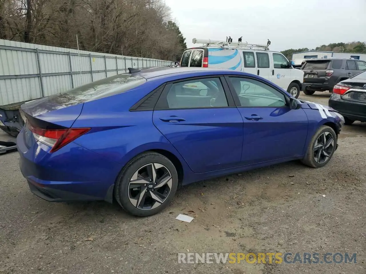 3 Photograph of a damaged car KMHLS4AG9PU555411 HYUNDAI ELANTRA 2023
