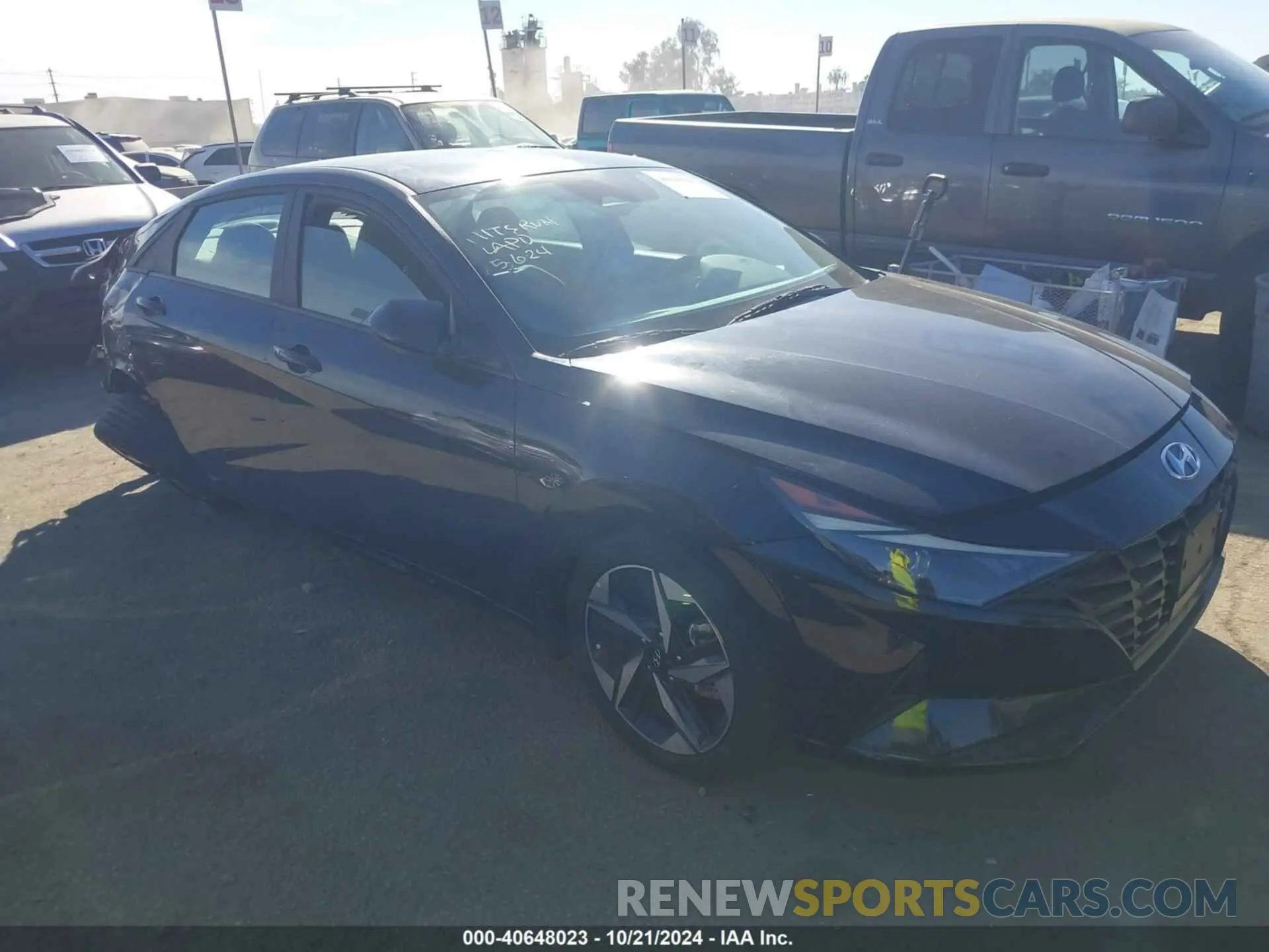 1 Photograph of a damaged car KMHLS4AG9PU560768 HYUNDAI ELANTRA 2023