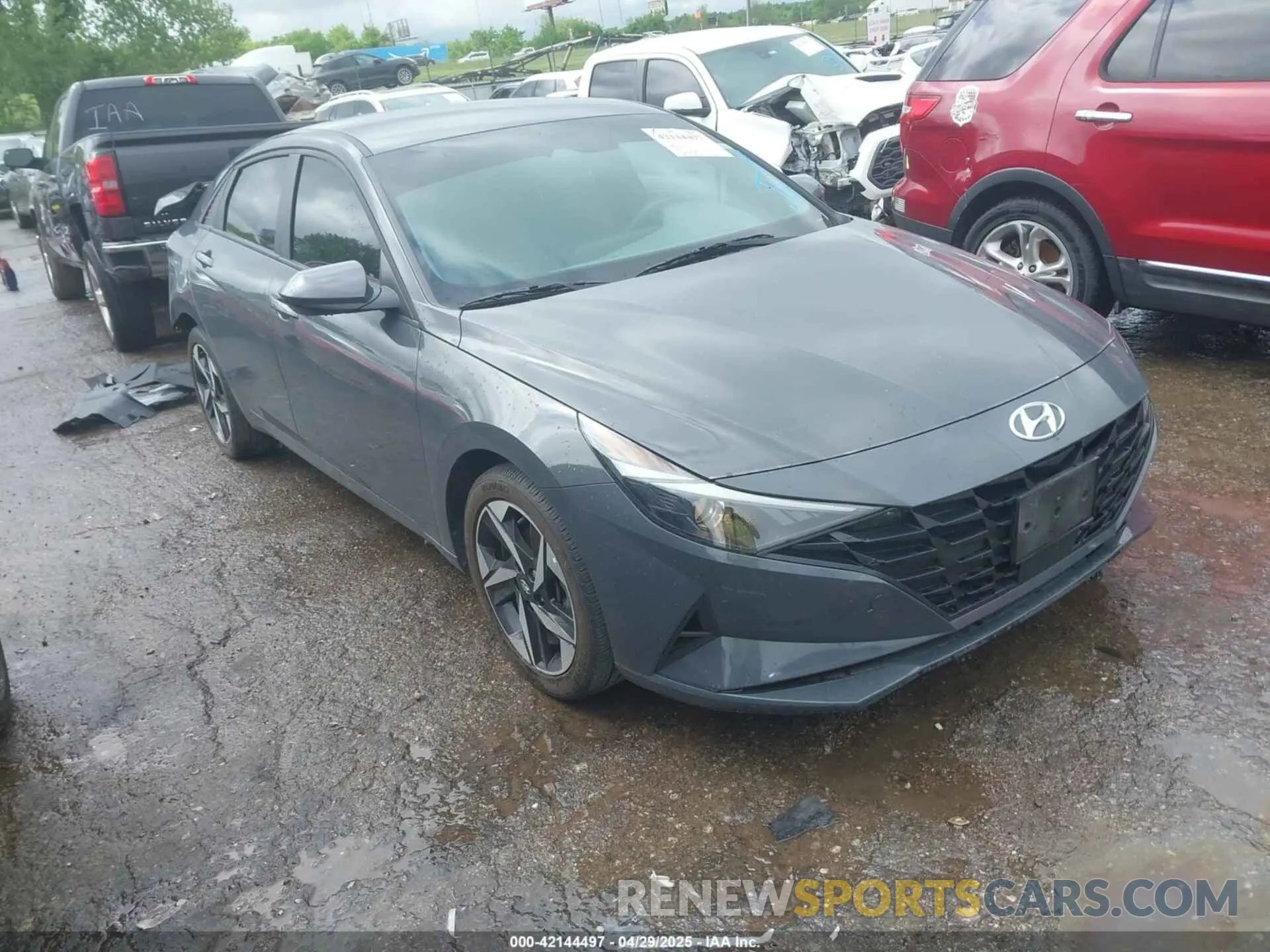 1 Photograph of a damaged car KMHLS4AG9PU580793 HYUNDAI ELANTRA 2023