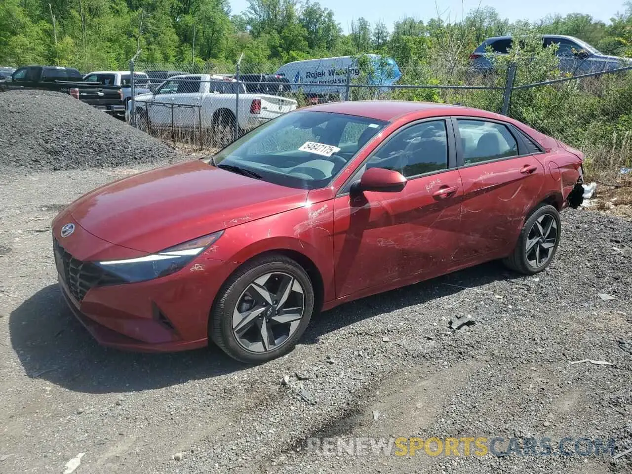 1 Photograph of a damaged car KMHLS4AG9PU590286 HYUNDAI ELANTRA 2023