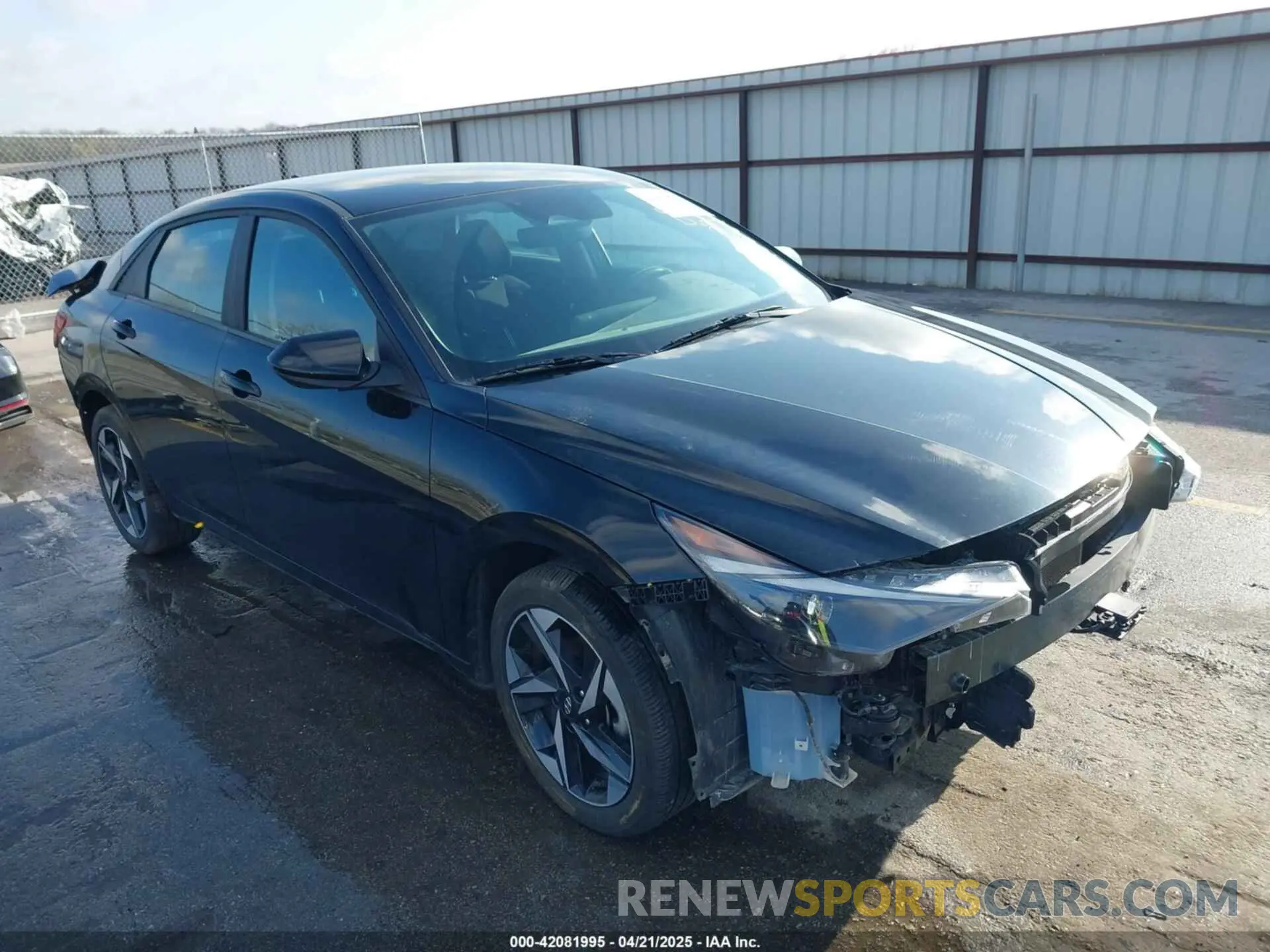1 Photograph of a damaged car KMHLS4AG9PU634139 HYUNDAI ELANTRA 2023