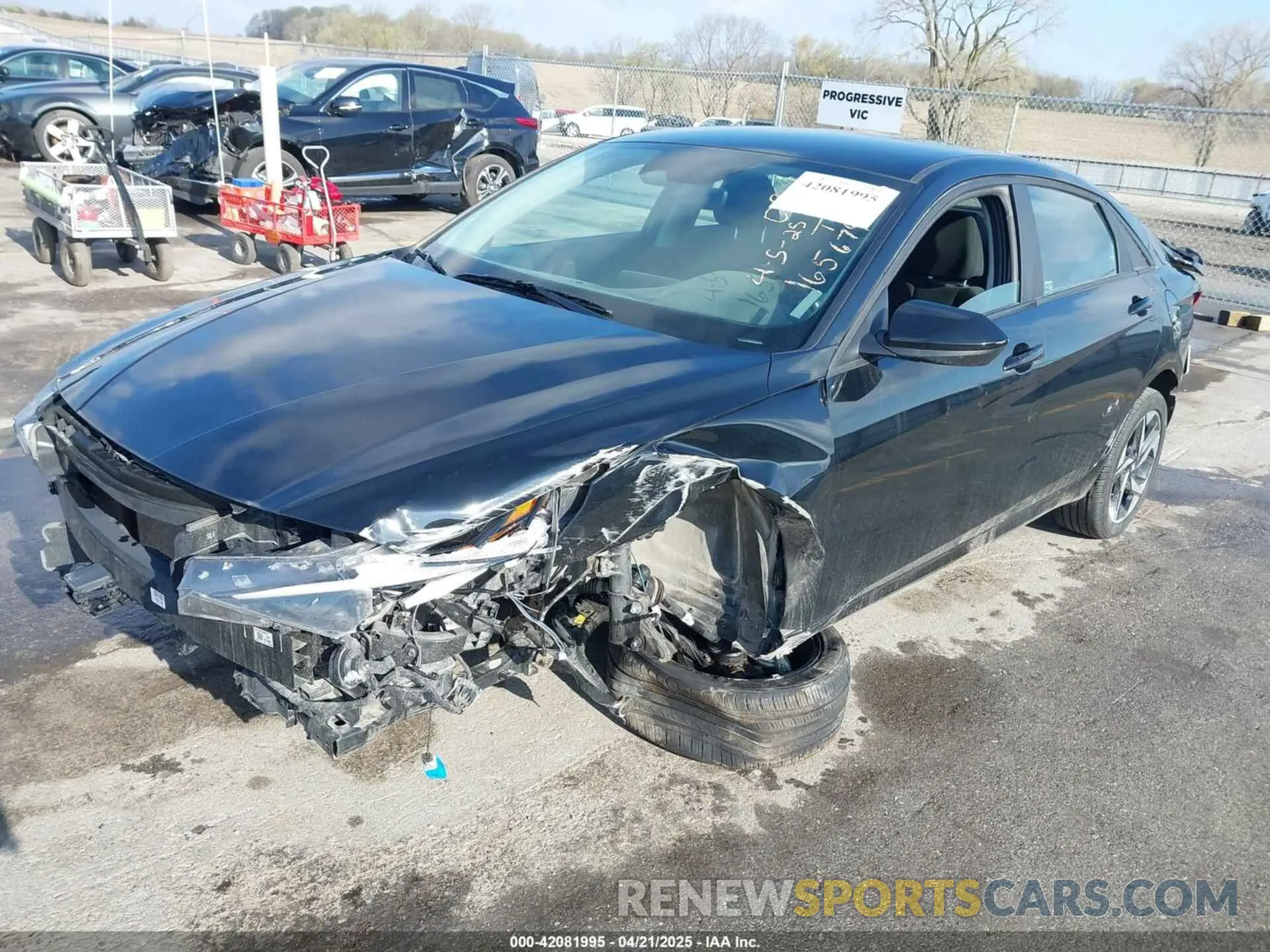 2 Photograph of a damaged car KMHLS4AG9PU634139 HYUNDAI ELANTRA 2023