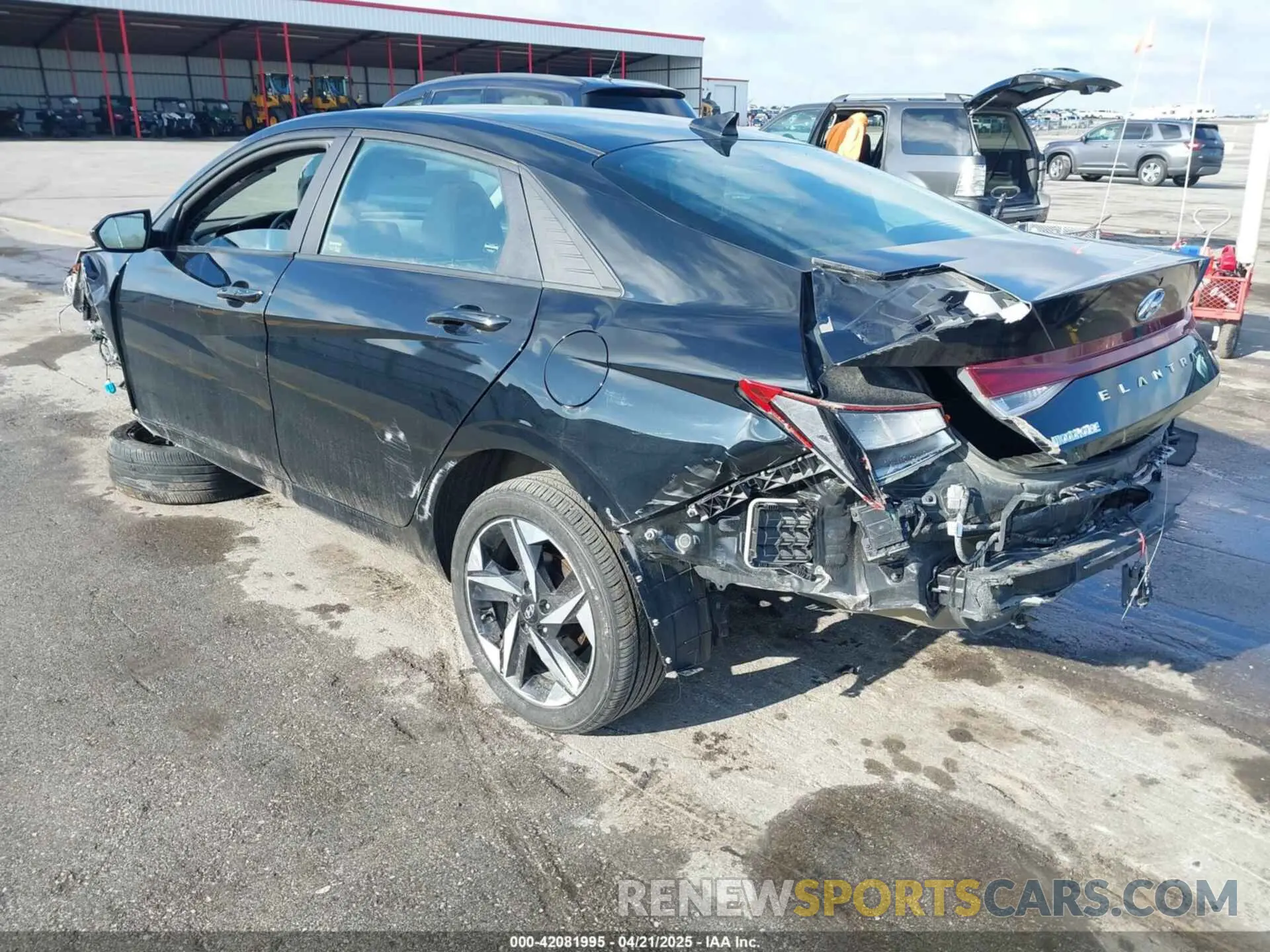 3 Photograph of a damaged car KMHLS4AG9PU634139 HYUNDAI ELANTRA 2023