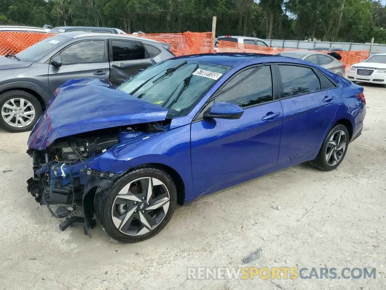 1 Photograph of a damaged car KMHLS4AGXPU484591 HYUNDAI ELANTRA 2023