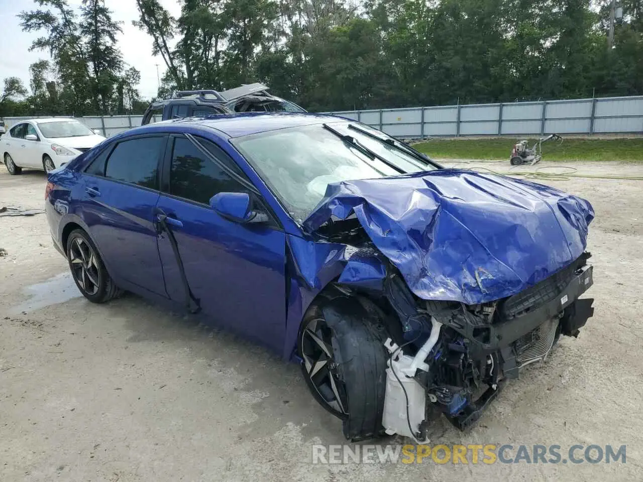 4 Photograph of a damaged car KMHLS4AGXPU484591 HYUNDAI ELANTRA 2023