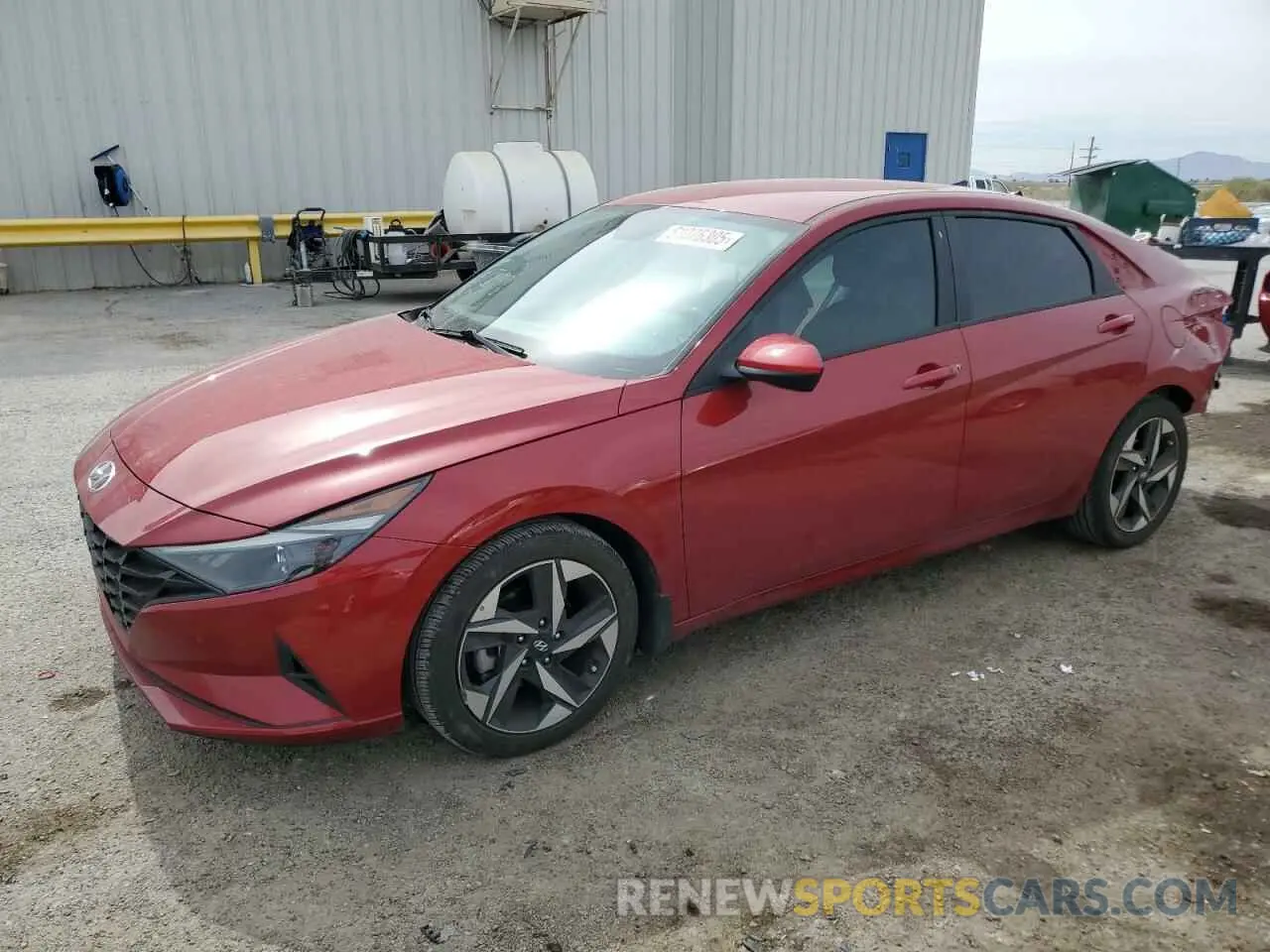 1 Photograph of a damaged car KMHLS4AGXPU489063 HYUNDAI ELANTRA 2023