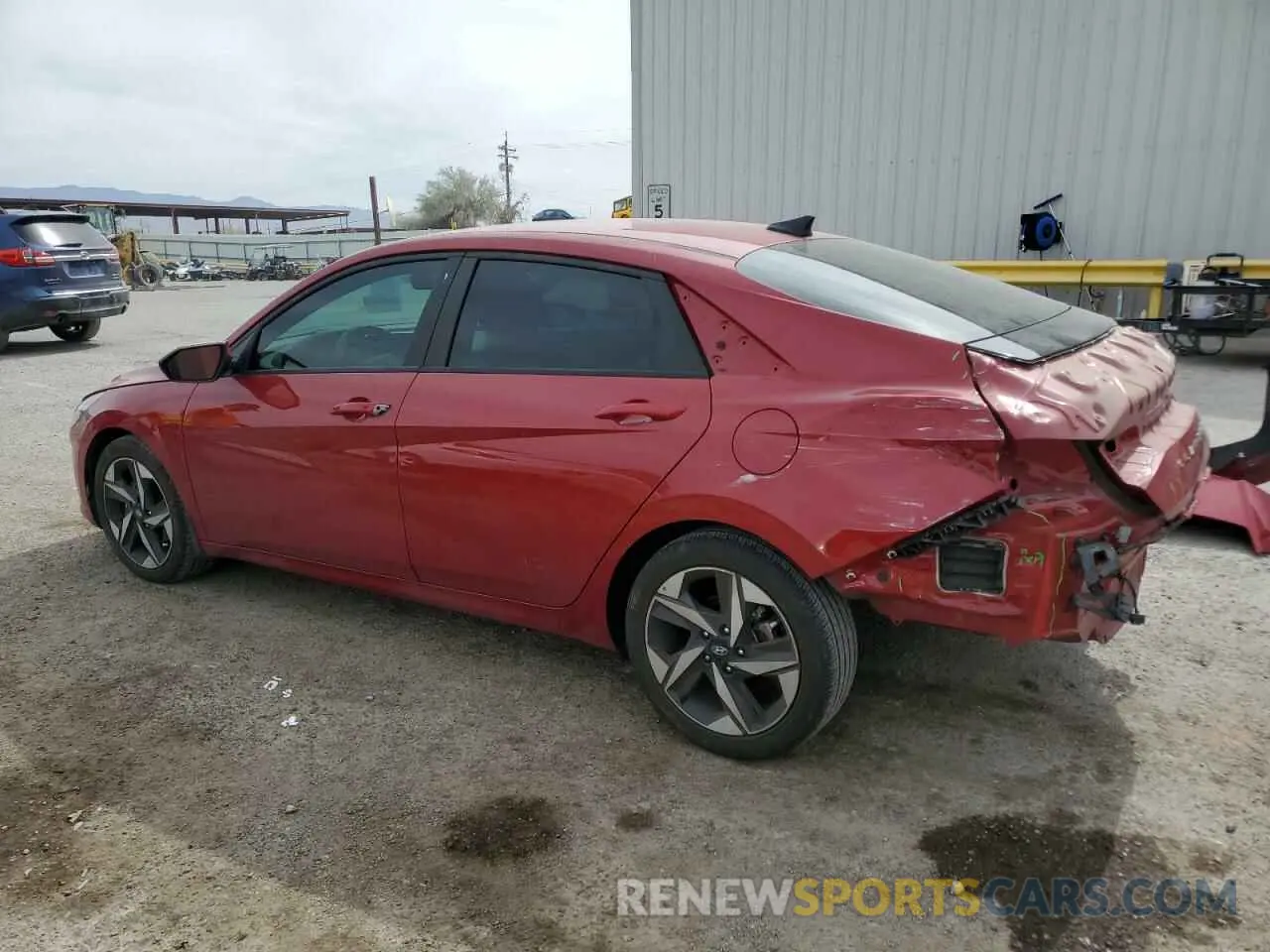 2 Photograph of a damaged car KMHLS4AGXPU489063 HYUNDAI ELANTRA 2023