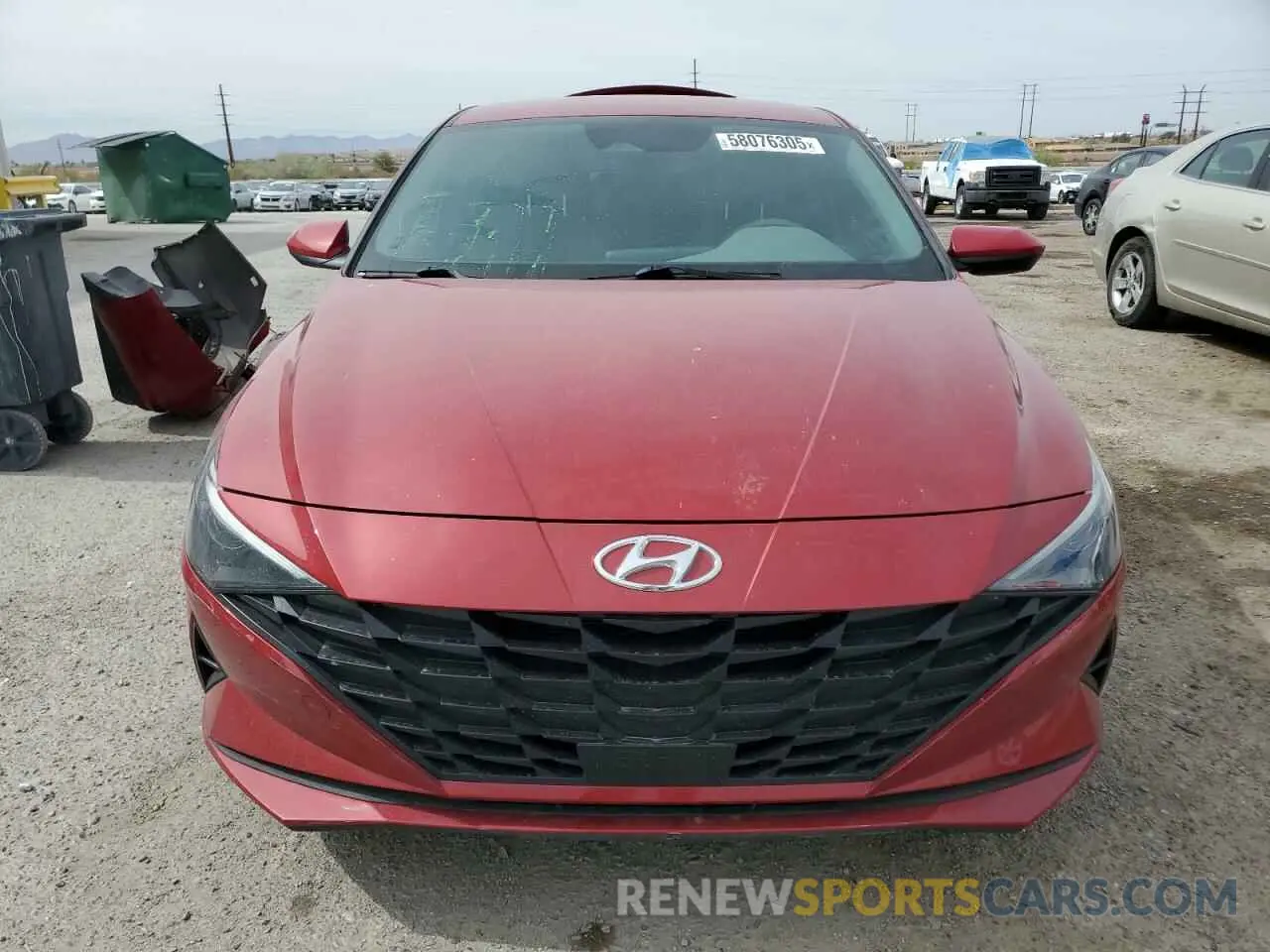 5 Photograph of a damaged car KMHLS4AGXPU489063 HYUNDAI ELANTRA 2023
