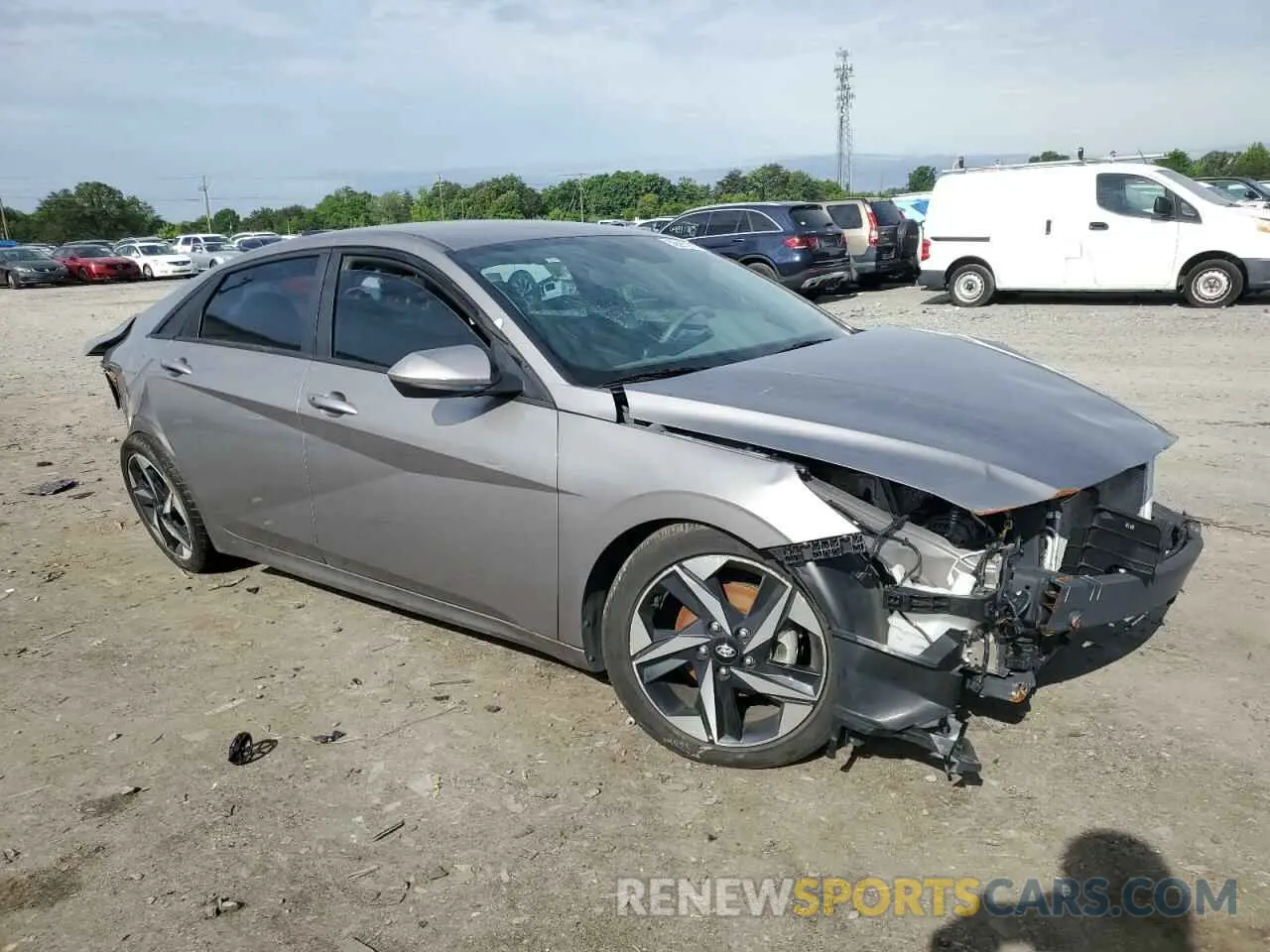 4 Photograph of a damaged car KMHLS4AGXPU508632 HYUNDAI ELANTRA 2023