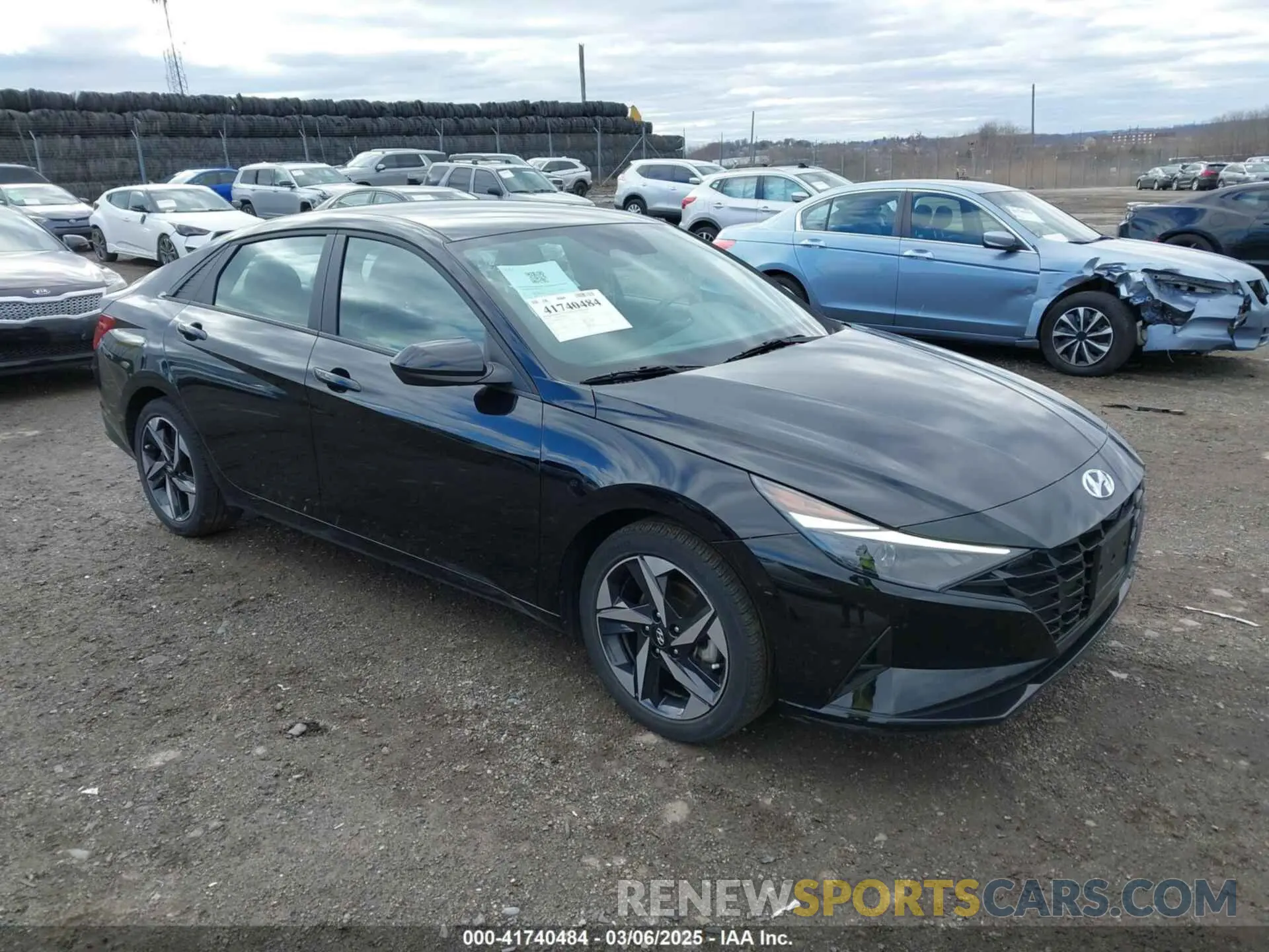 1 Photograph of a damaged car KMHLS4AGXPU534311 HYUNDAI ELANTRA 2023