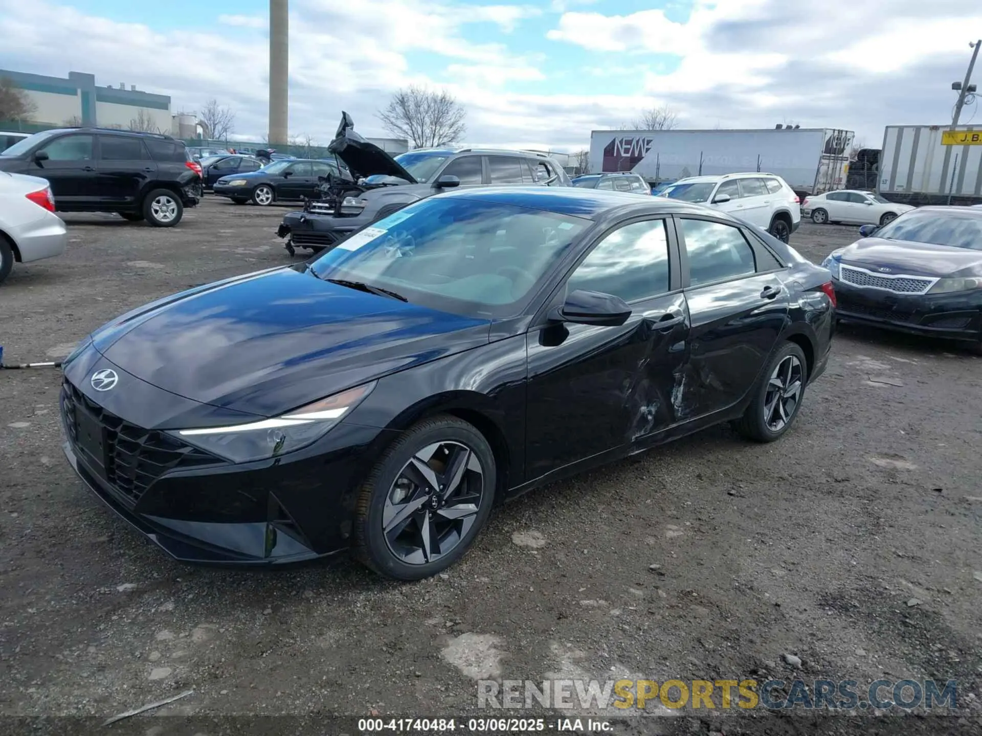 2 Photograph of a damaged car KMHLS4AGXPU534311 HYUNDAI ELANTRA 2023