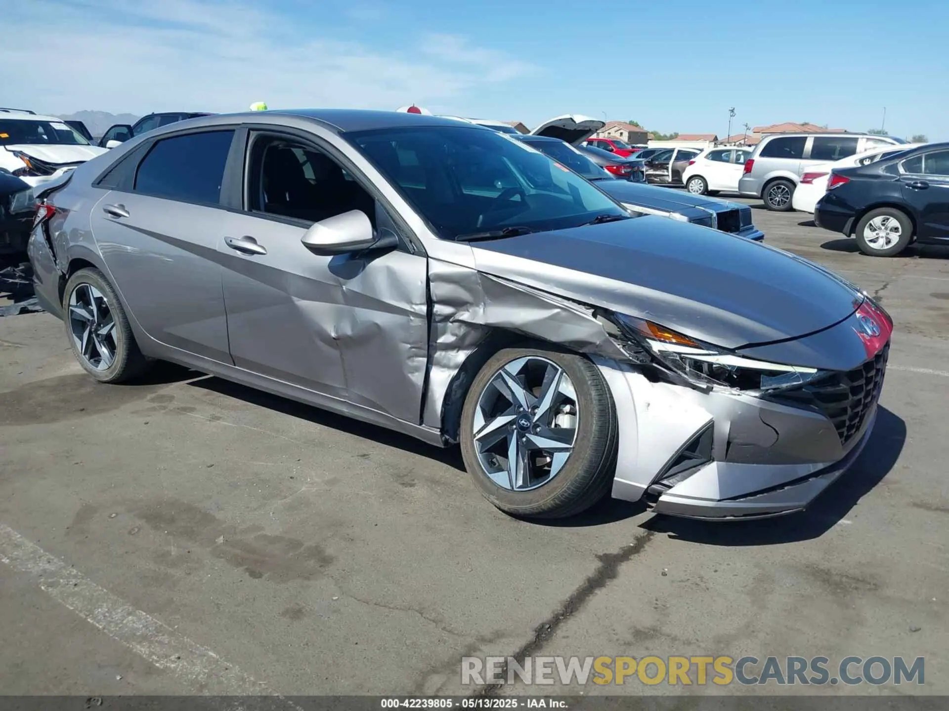 1 Photograph of a damaged car KMHLS4AGXPU545373 HYUNDAI ELANTRA 2023