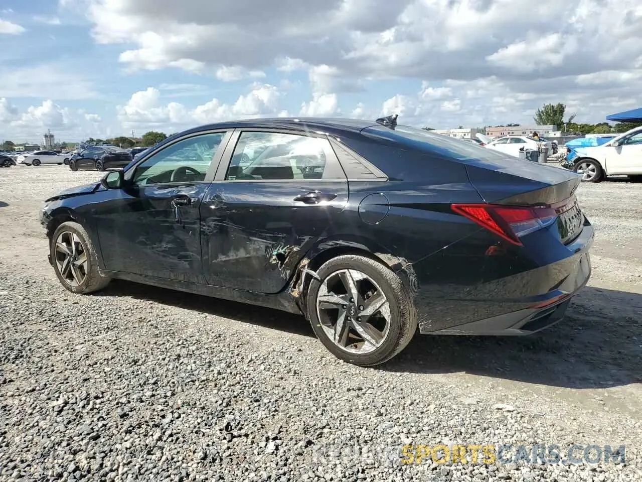 2 Photograph of a damaged car KMHLS4AGXPU552422 HYUNDAI ELANTRA 2023