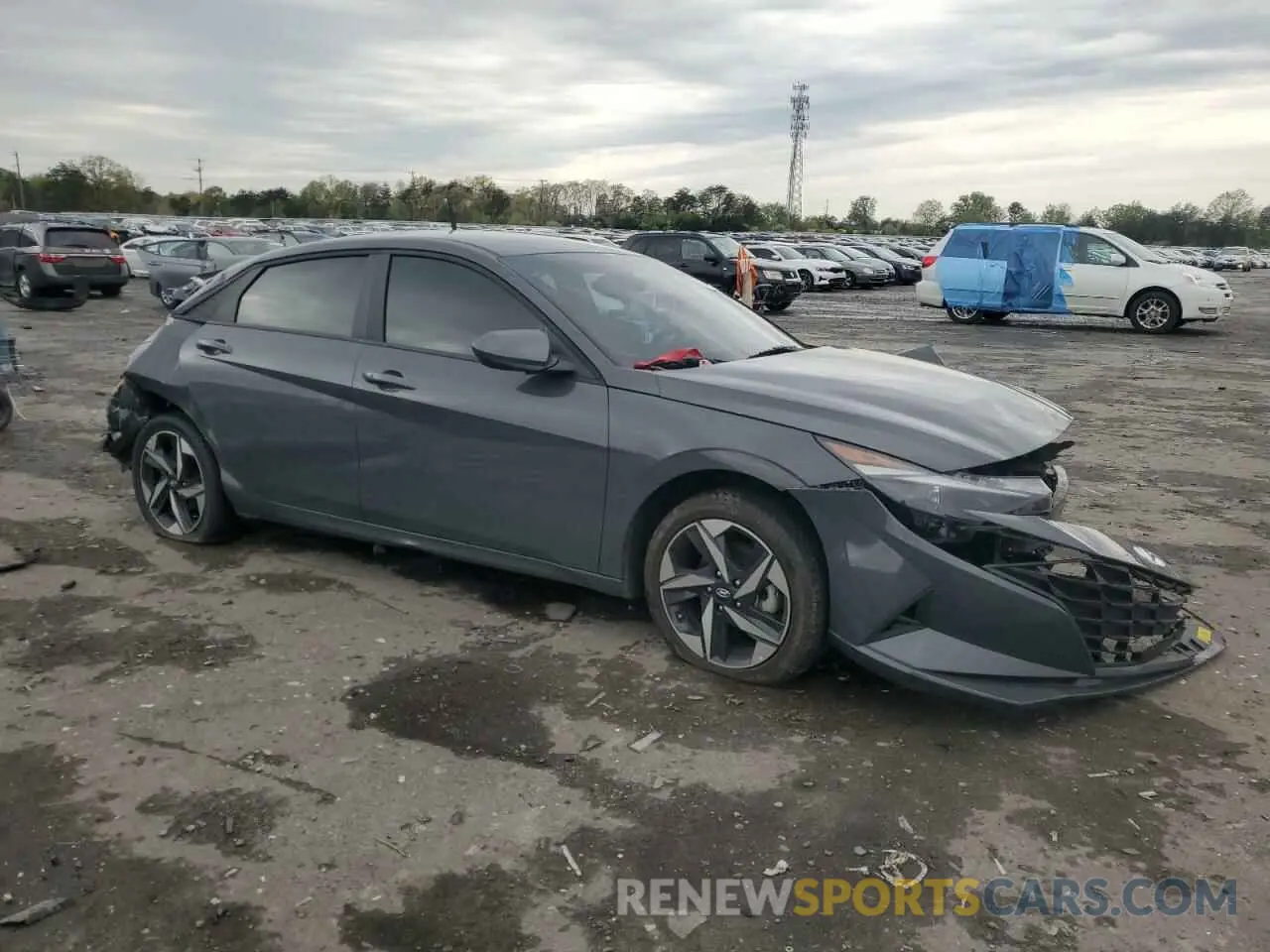 4 Photograph of a damaged car KMHLS4AGXPU577143 HYUNDAI ELANTRA 2023