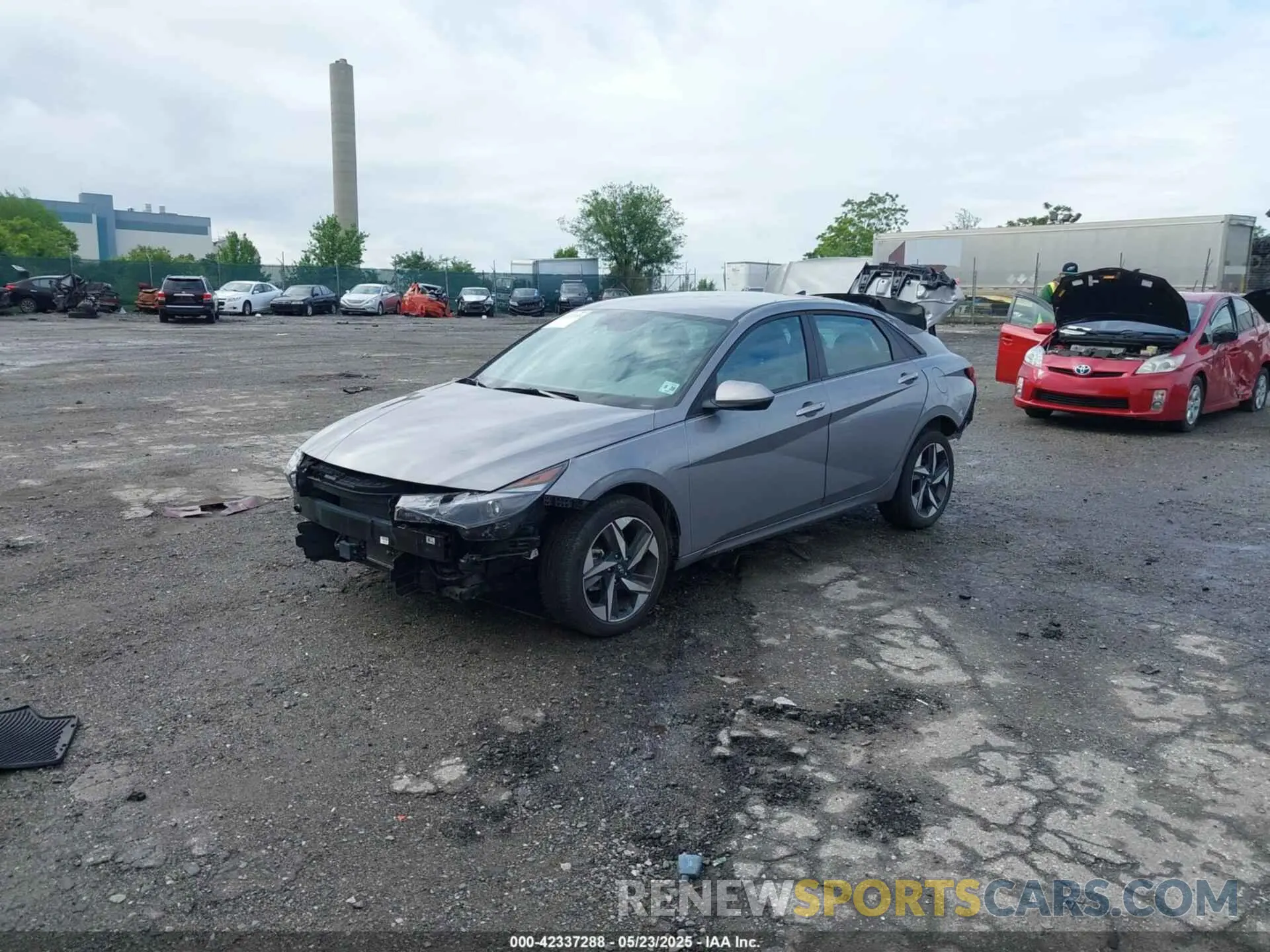 2 Photograph of a damaged car KMHLS4AGXPU611730 HYUNDAI ELANTRA 2023