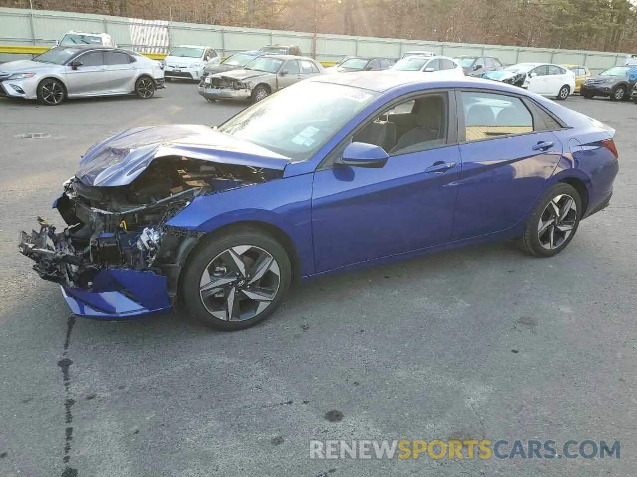 1 Photograph of a damaged car KMHLS4AGXPU616281 HYUNDAI ELANTRA 2023
