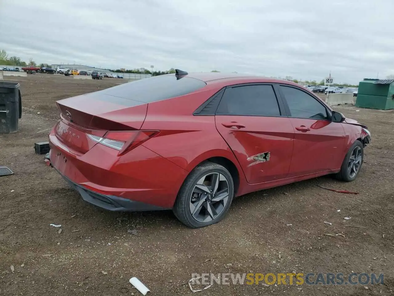 3 Photograph of a damaged car KMHLS4AGXPU617964 HYUNDAI ELANTRA 2023