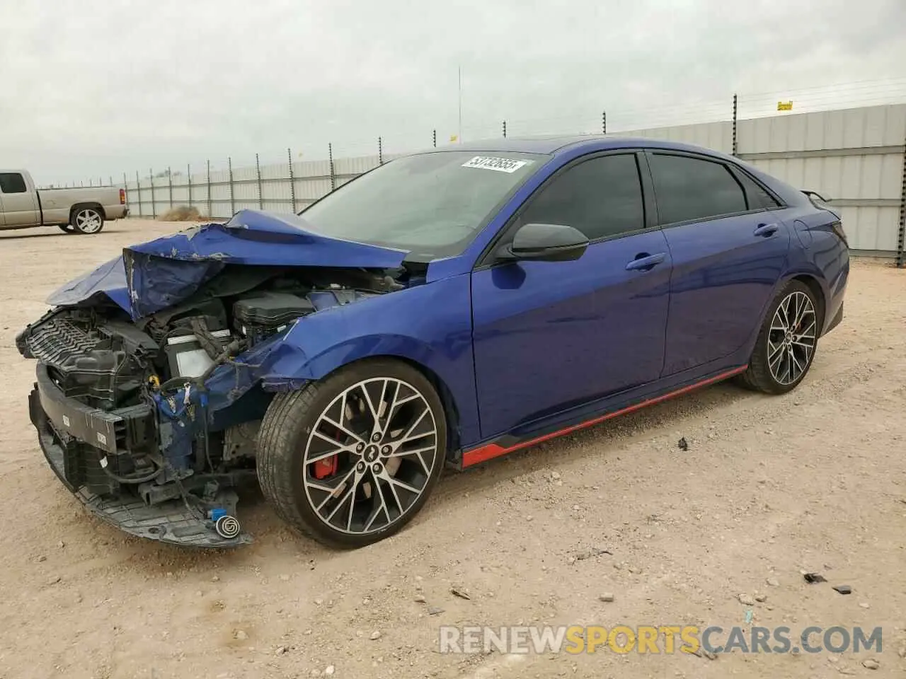 1 Photograph of a damaged car KMHLW4AK0PU012294 HYUNDAI ELANTRA 2023