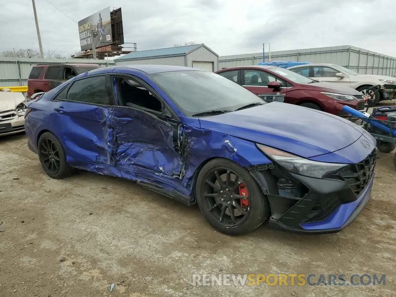 4 Photograph of a damaged car KMHLW4AK0PU016782 HYUNDAI ELANTRA 2023