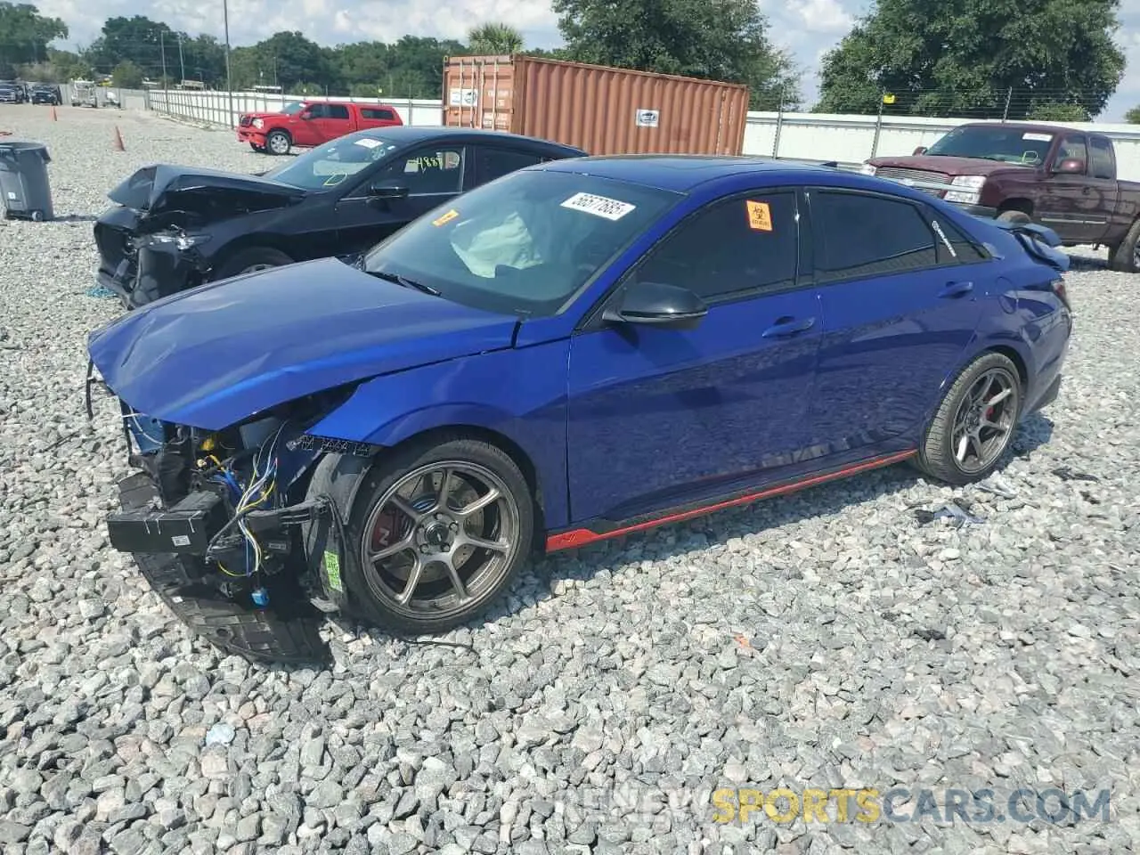 1 Photograph of a damaged car KMHLW4AK1PU011865 HYUNDAI ELANTRA 2023