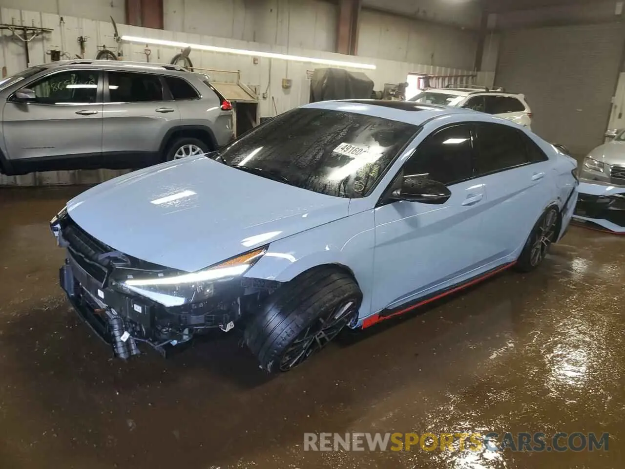 1 Photograph of a damaged car KMHLW4AK6PU019024 HYUNDAI ELANTRA 2023