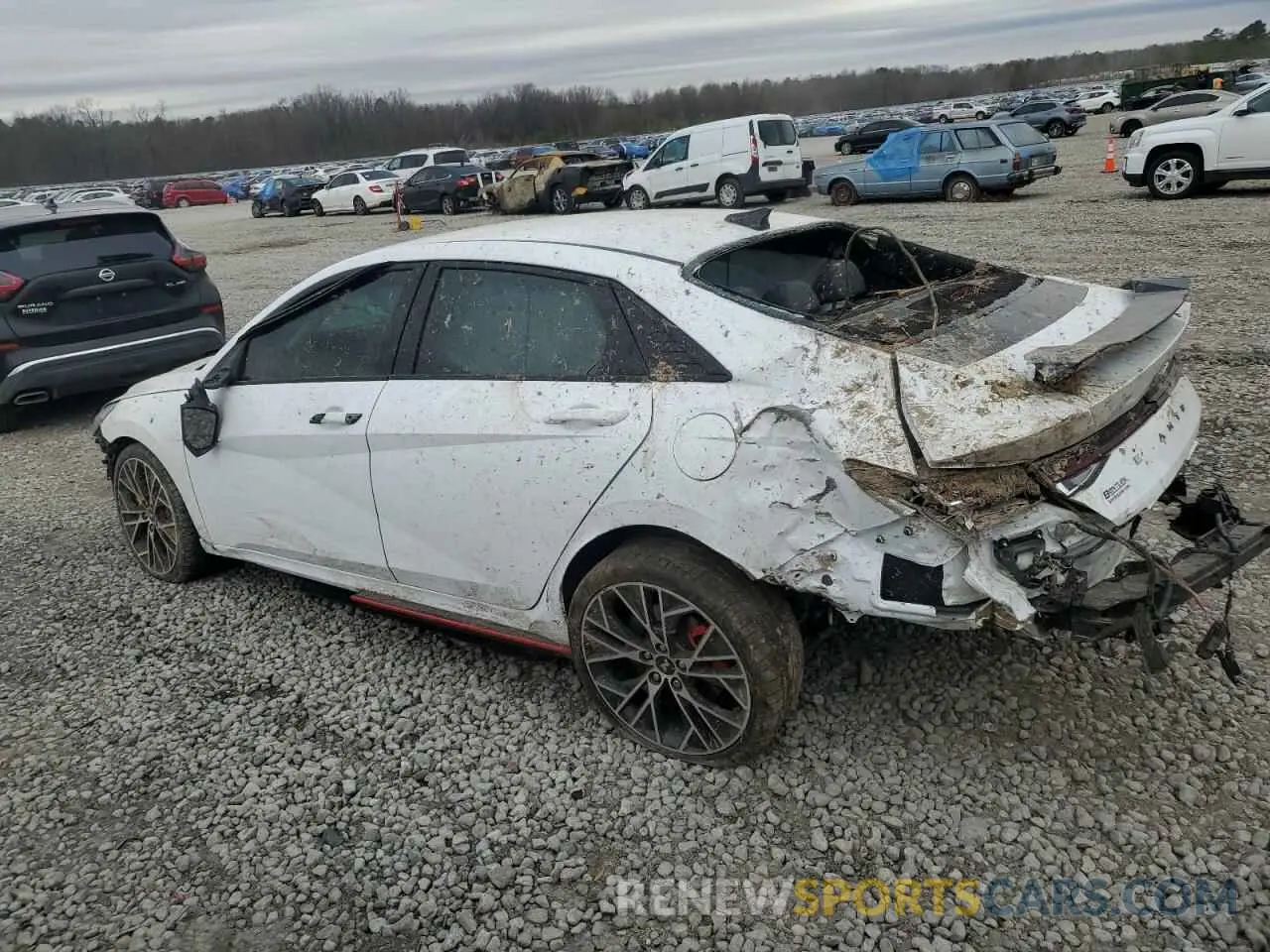 2 Photograph of a damaged car KMHLW4AK7PU011532 HYUNDAI ELANTRA 2023