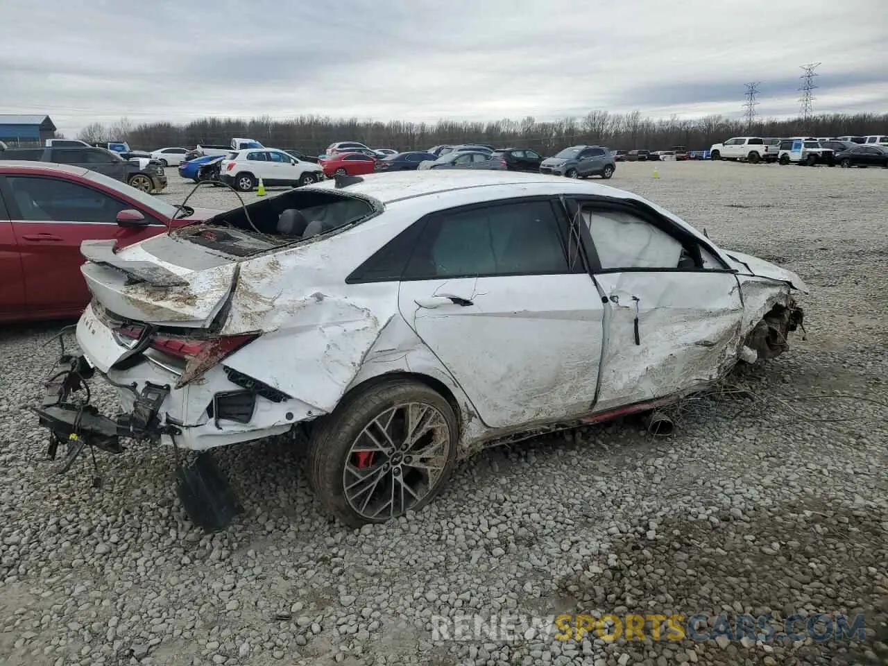 3 Photograph of a damaged car KMHLW4AK7PU011532 HYUNDAI ELANTRA 2023