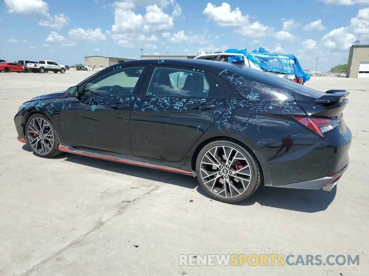 2 Photograph of a damaged car KMHLW4AK8PU016352 HYUNDAI ELANTRA 2023
