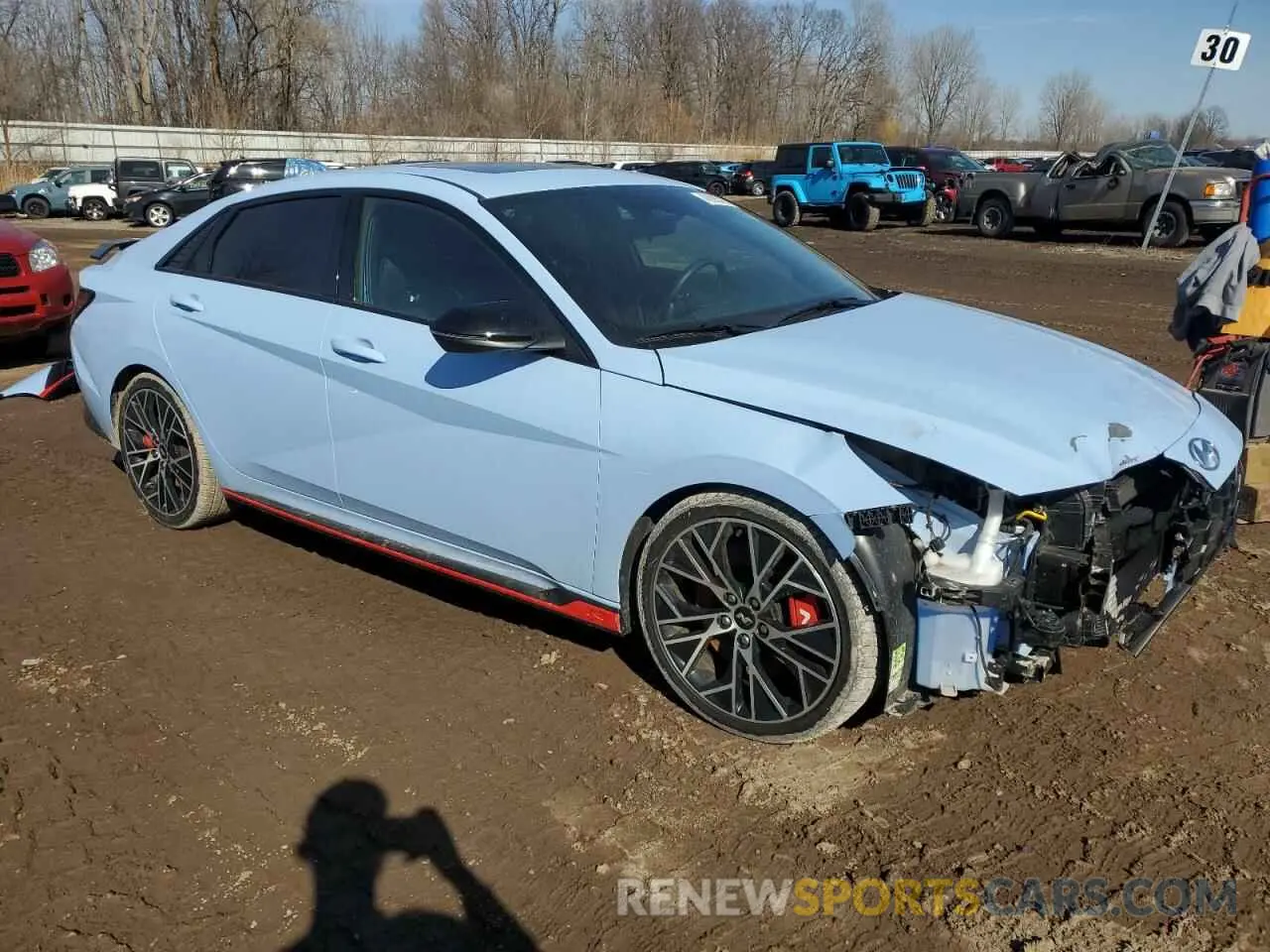 4 Photograph of a damaged car KMHLW4AK8PU017937 HYUNDAI ELANTRA 2023