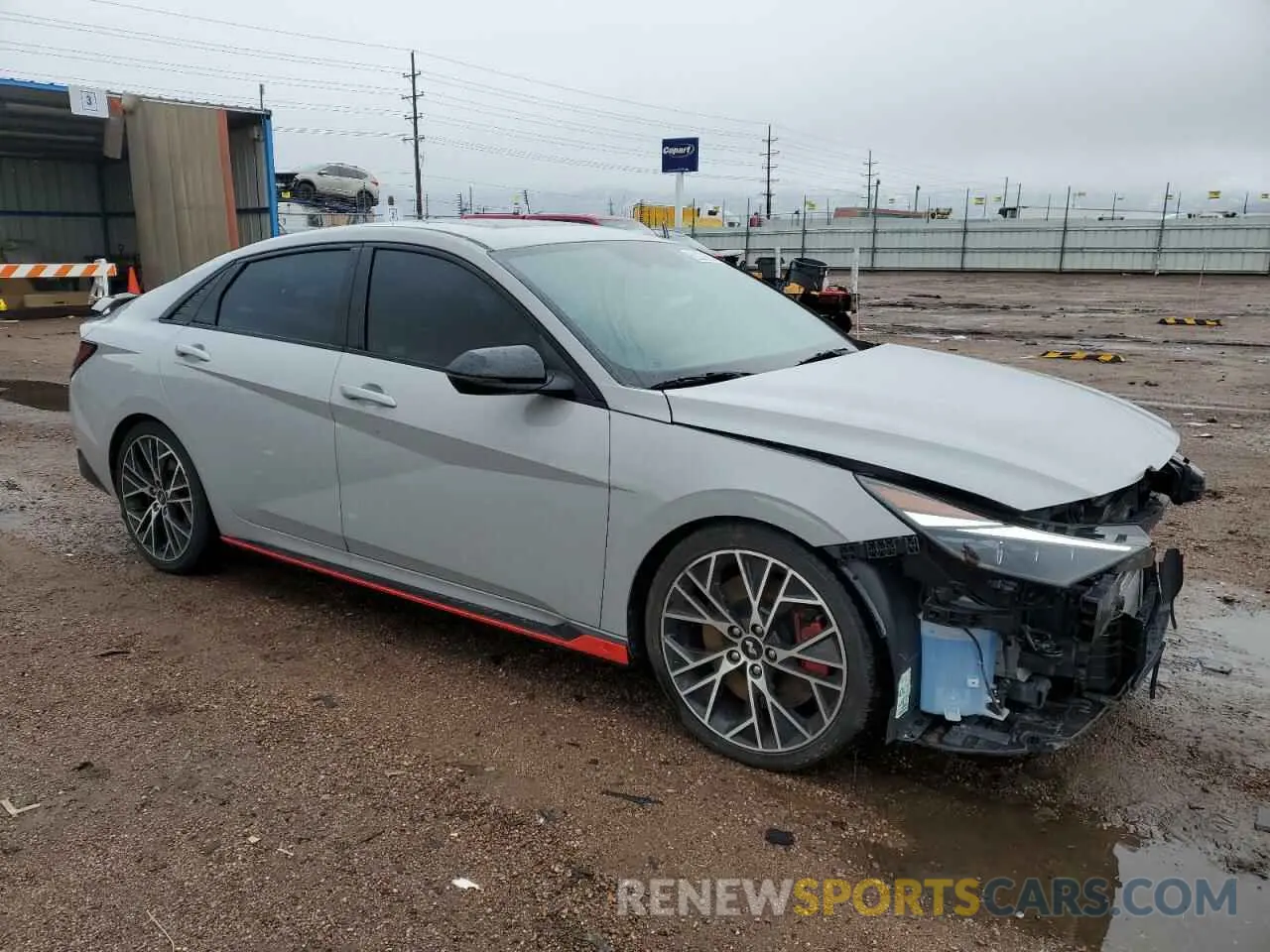 4 Photograph of a damaged car KMHLW4AK9PU016330 HYUNDAI ELANTRA 2023