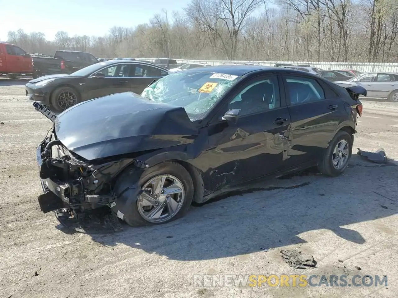 1 Photograph of a damaged car KMHLL4DG1RU683976 HYUNDAI ELANTRA 2024