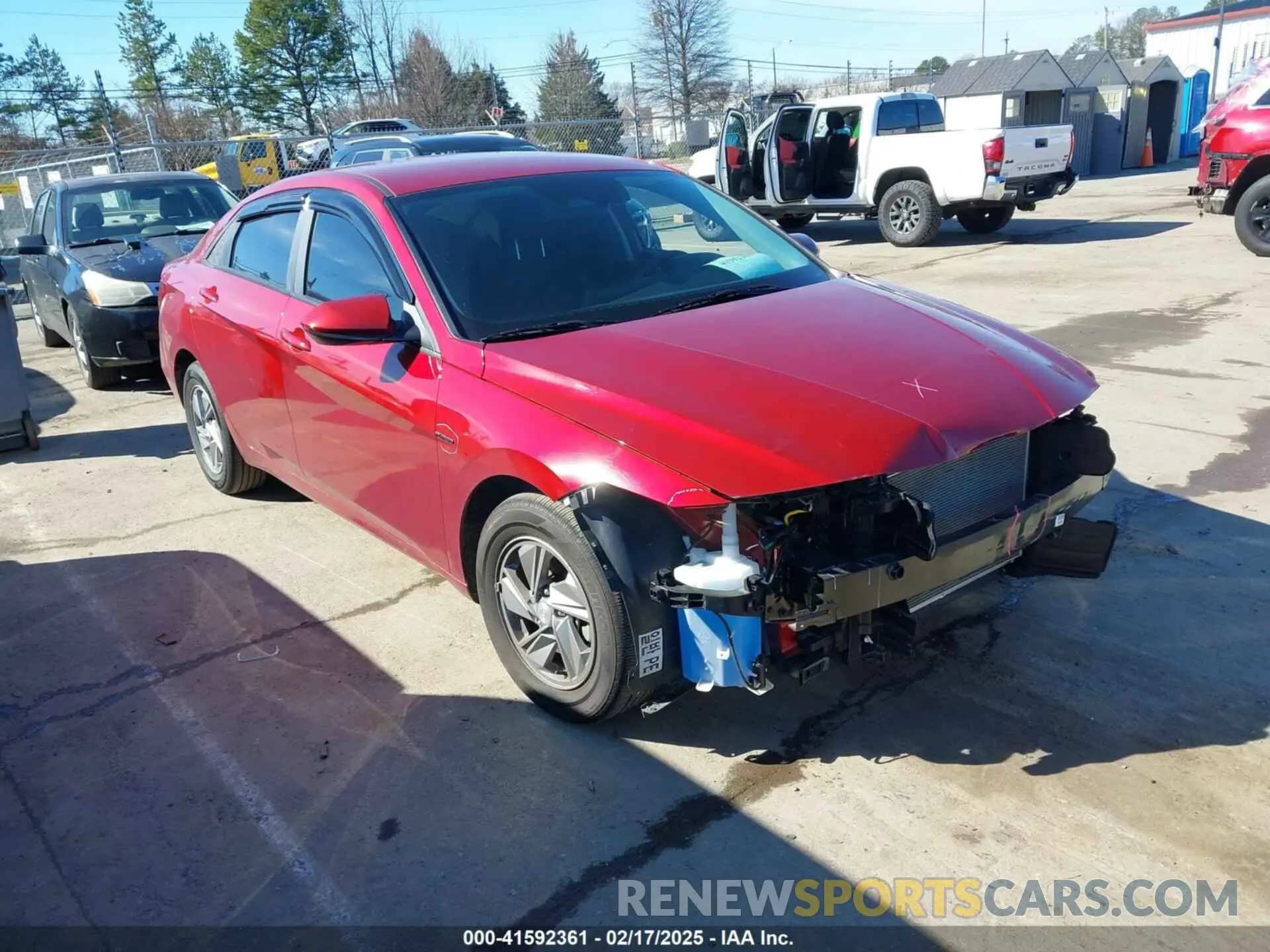 1 Photograph of a damaged car KMHLL4DG1RU689406 HYUNDAI ELANTRA 2024