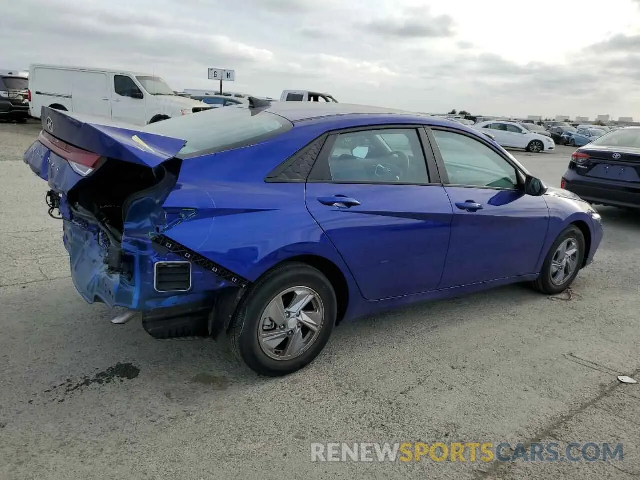 3 Photograph of a damaged car KMHLL4DG1RU721688 HYUNDAI ELANTRA 2024