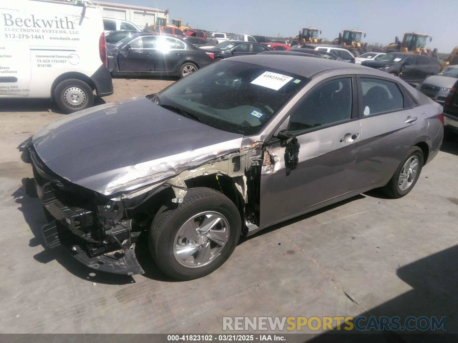 2 Photograph of a damaged car KMHLL4DG1RU834220 HYUNDAI ELANTRA 2024