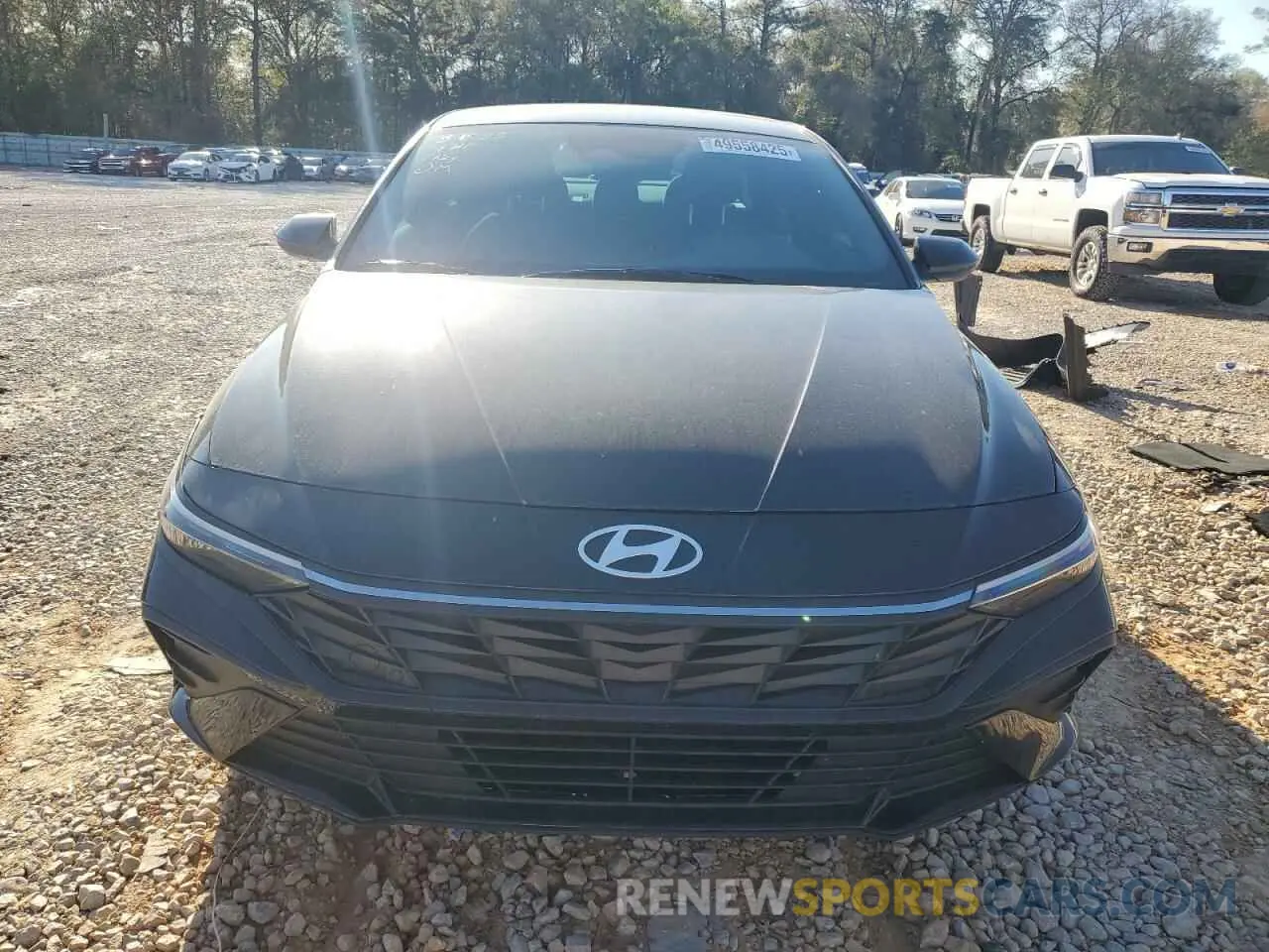 5 Photograph of a damaged car KMHLL4DG2RU714541 HYUNDAI ELANTRA 2024