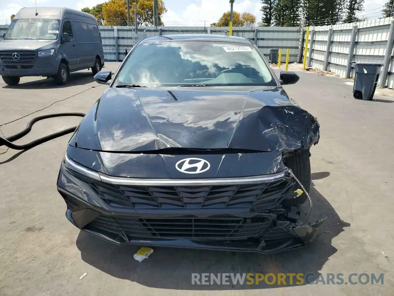5 Photograph of a damaged car KMHLL4DG2RU722560 HYUNDAI ELANTRA 2024