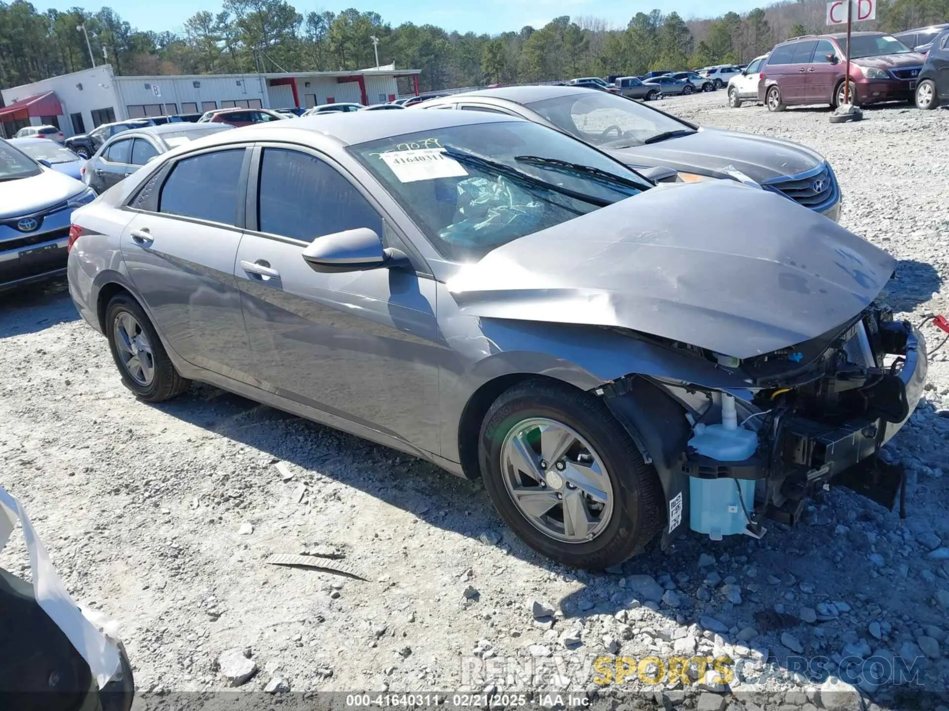 1 Photograph of a damaged car KMHLL4DG3RU723300 HYUNDAI ELANTRA 2024
