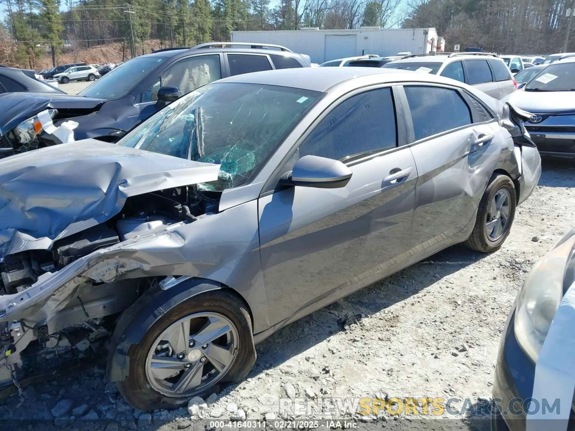 14 Photograph of a damaged car KMHLL4DG3RU723300 HYUNDAI ELANTRA 2024