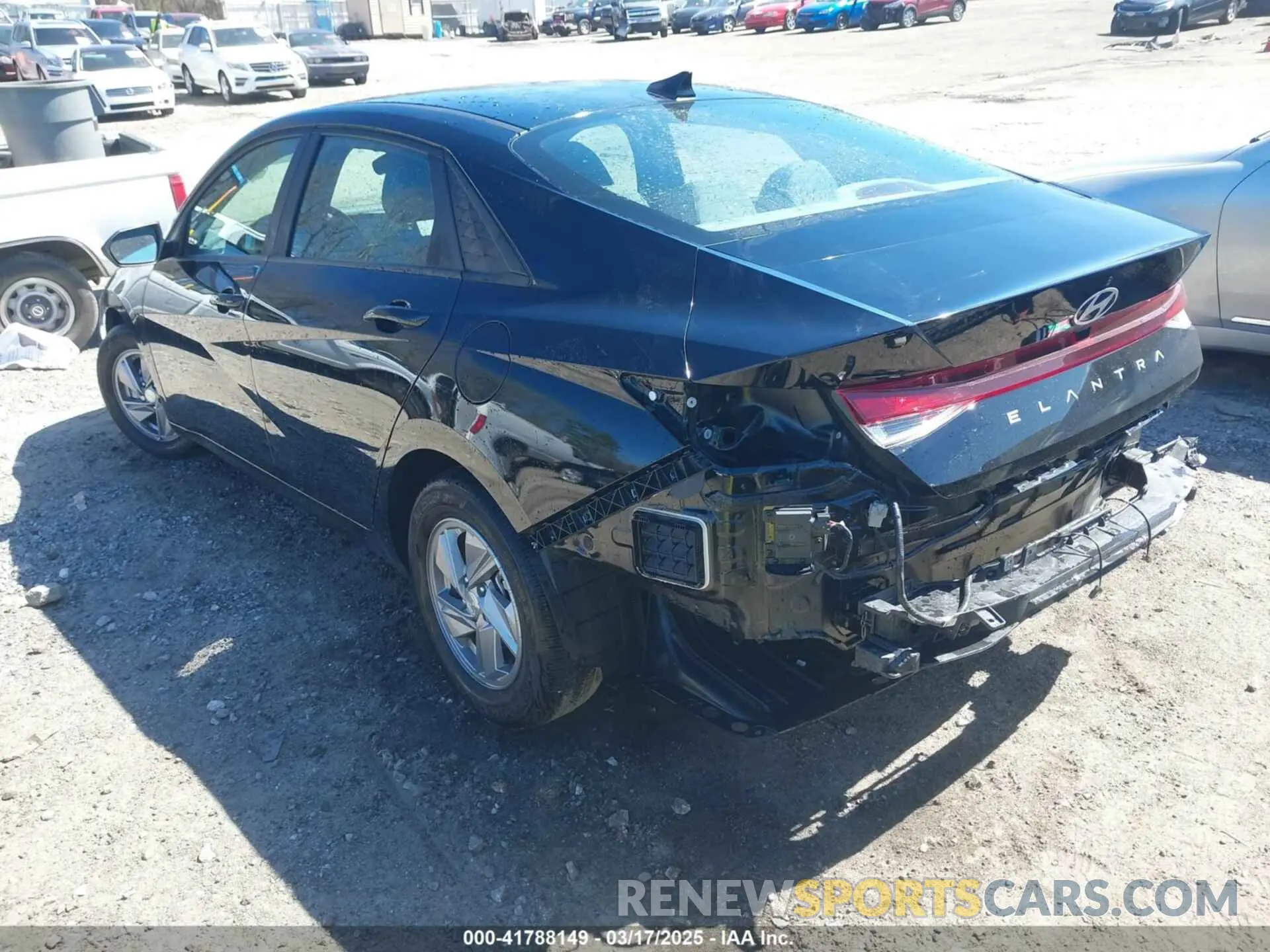 3 Photograph of a damaged car KMHLL4DG3RU772187 HYUNDAI ELANTRA 2024