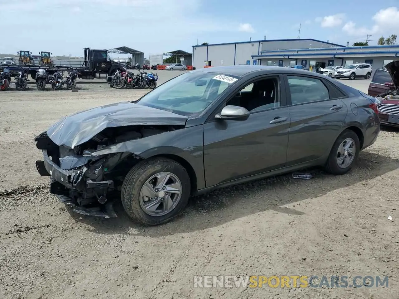 1 Photograph of a damaged car KMHLL4DG3RU797090 HYUNDAI ELANTRA 2024
