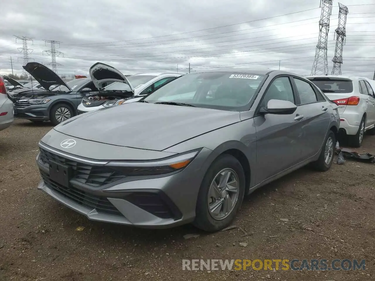 1 Photograph of a damaged car KMHLL4DG4RU842506 HYUNDAI ELANTRA 2024