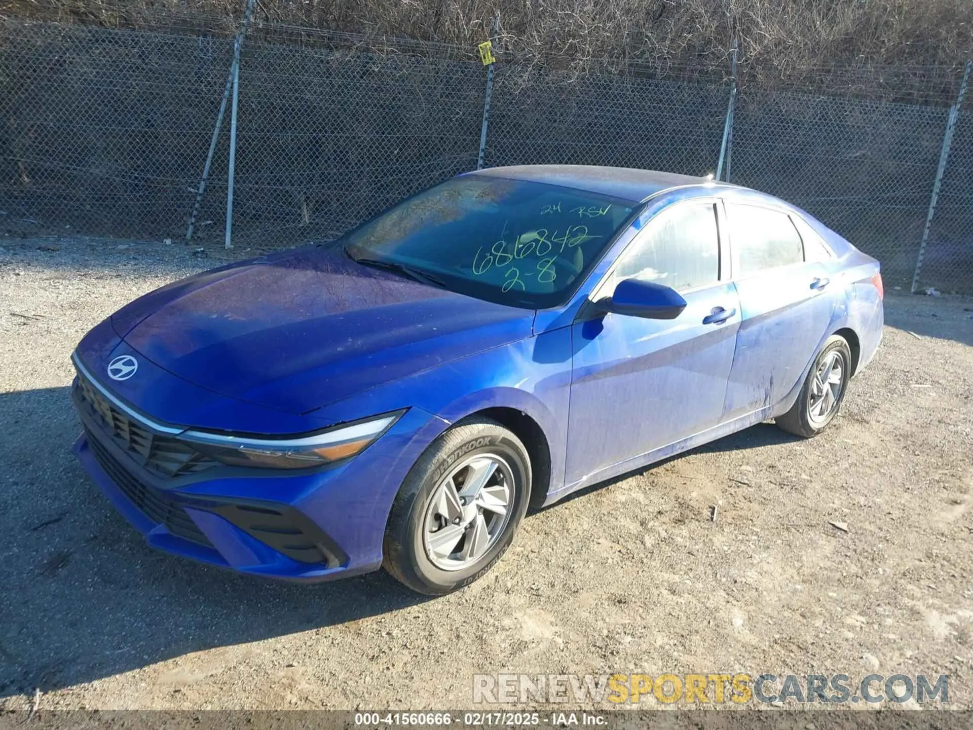 2 Photograph of a damaged car KMHLL4DG6RU686842 HYUNDAI ELANTRA 2024