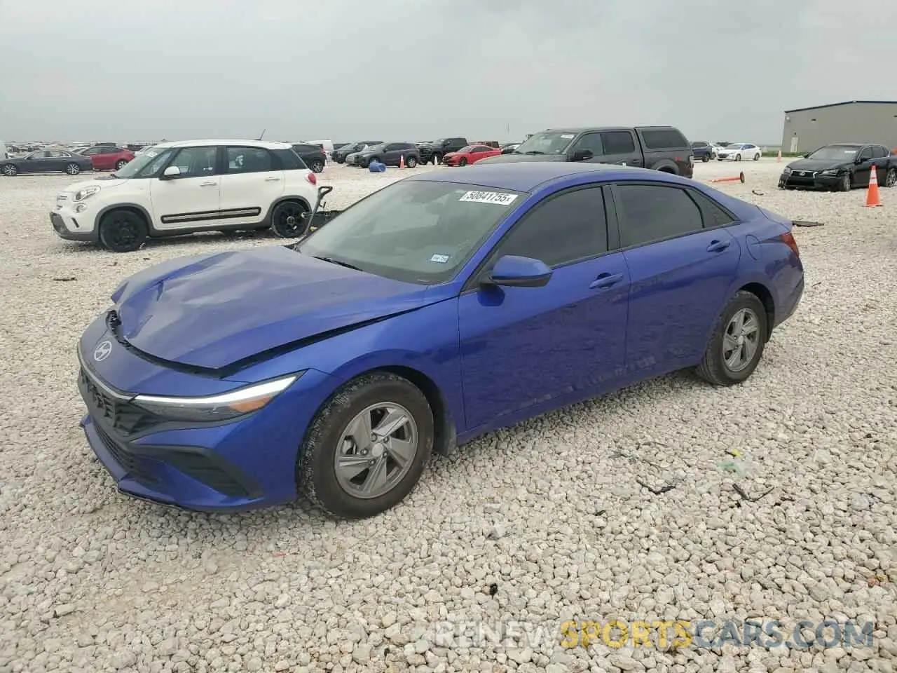 1 Photograph of a damaged car KMHLL4DG7RU790627 HYUNDAI ELANTRA 2024