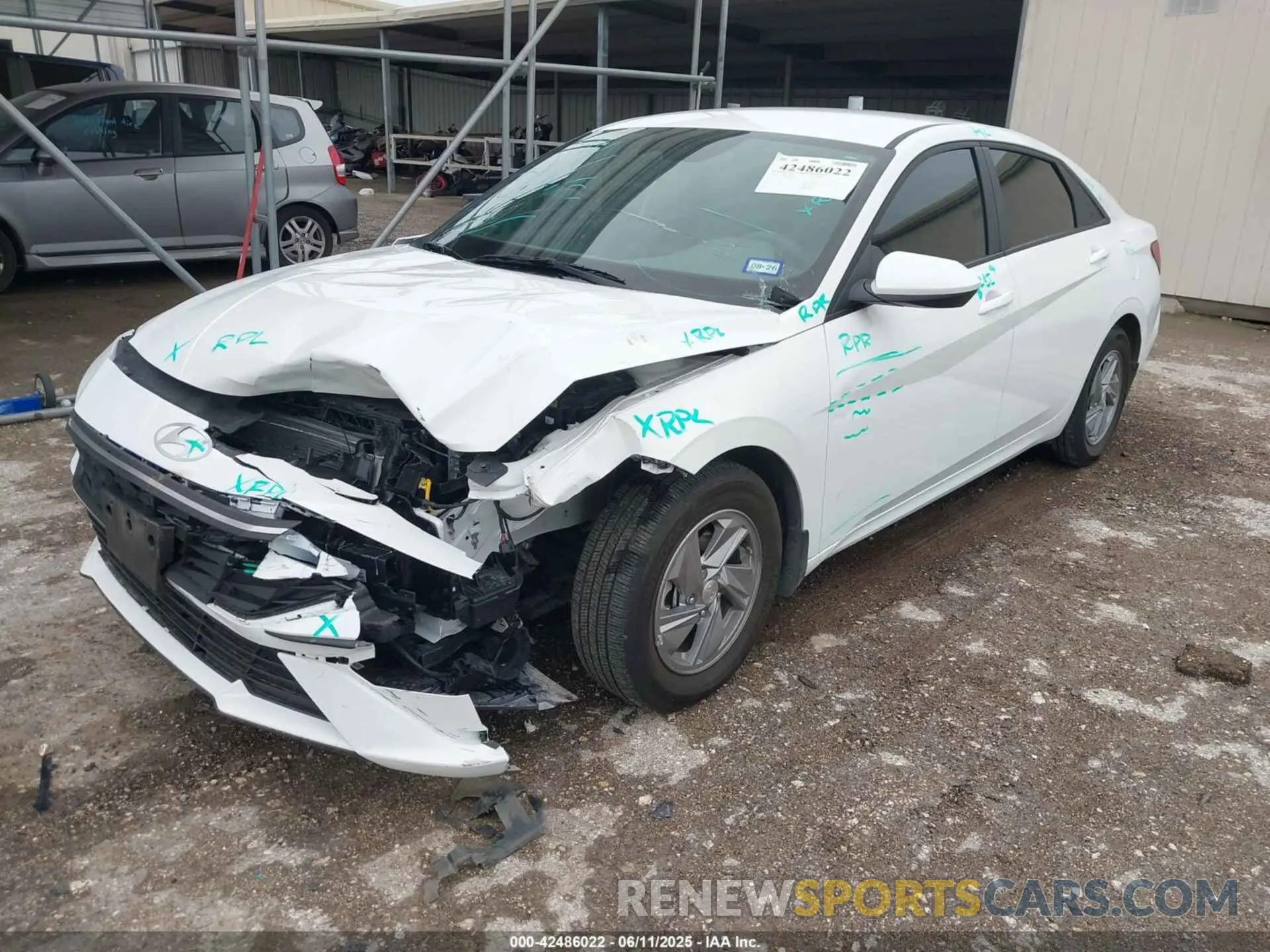 2 Photograph of a damaged car KMHLL4DG7RU821097 HYUNDAI ELANTRA 2024