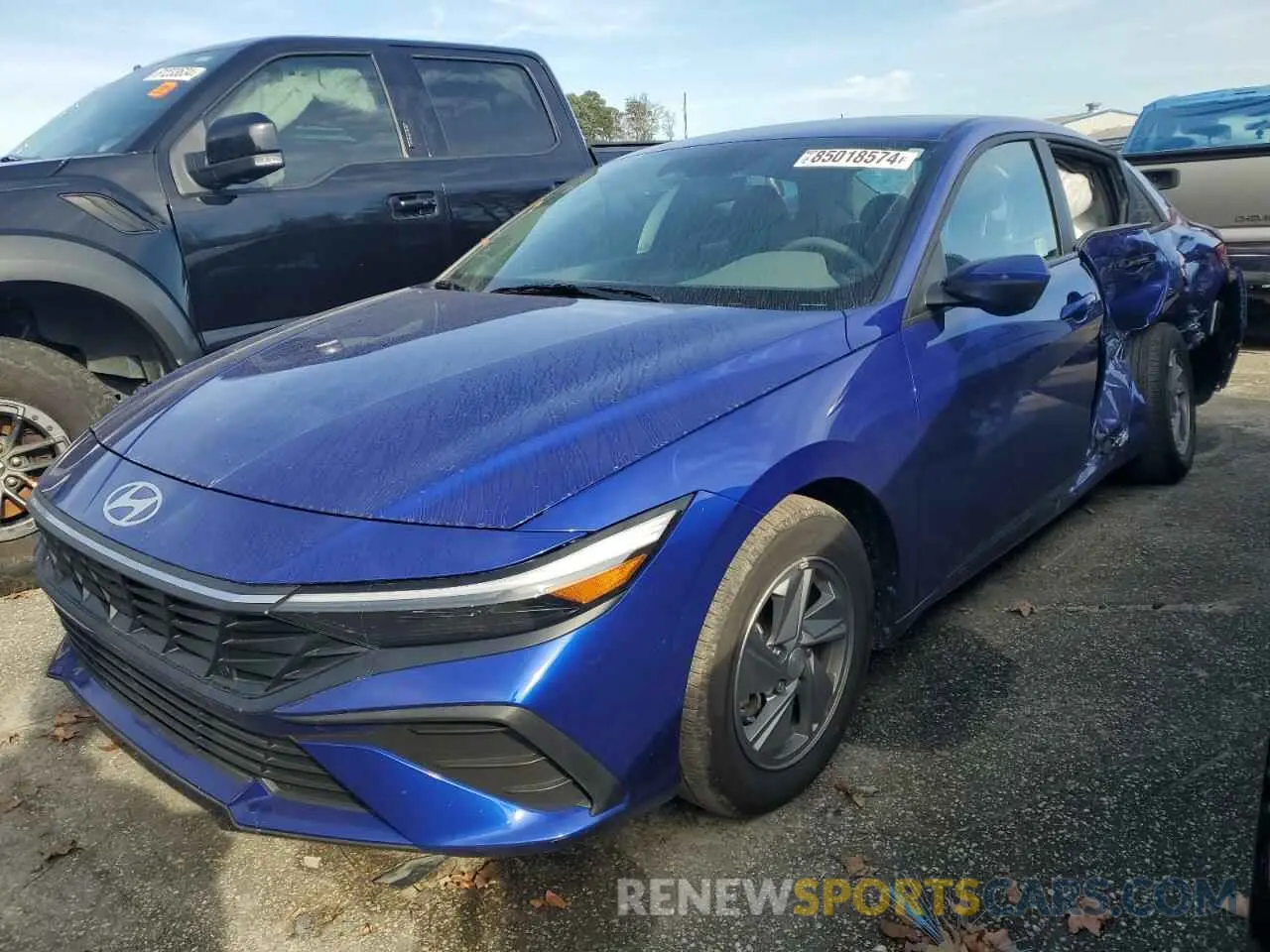 1 Photograph of a damaged car KMHLL4DG8RU668018 HYUNDAI ELANTRA 2024