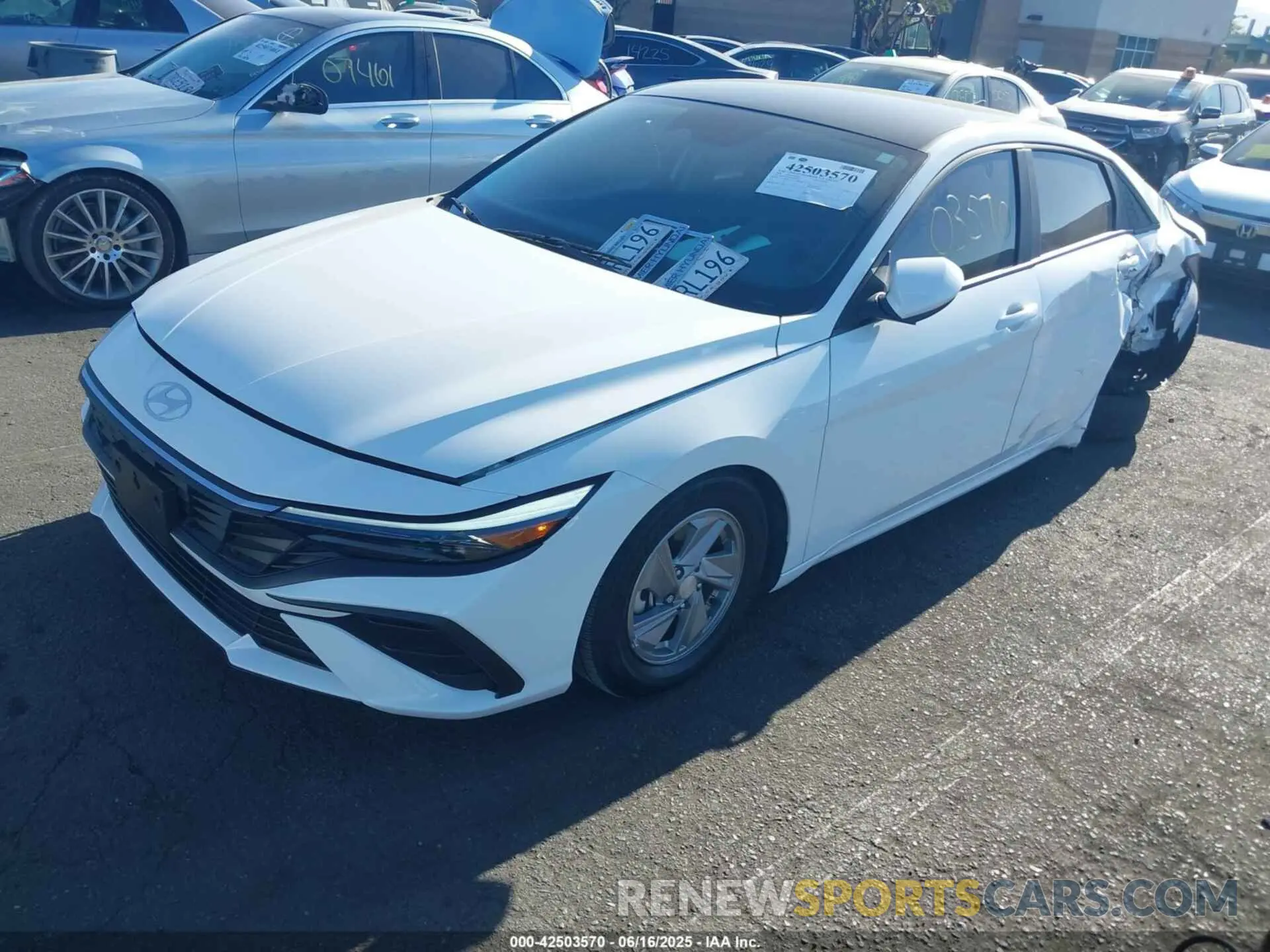 2 Photograph of a damaged car KMHLL4DG8RU816118 HYUNDAI ELANTRA 2024